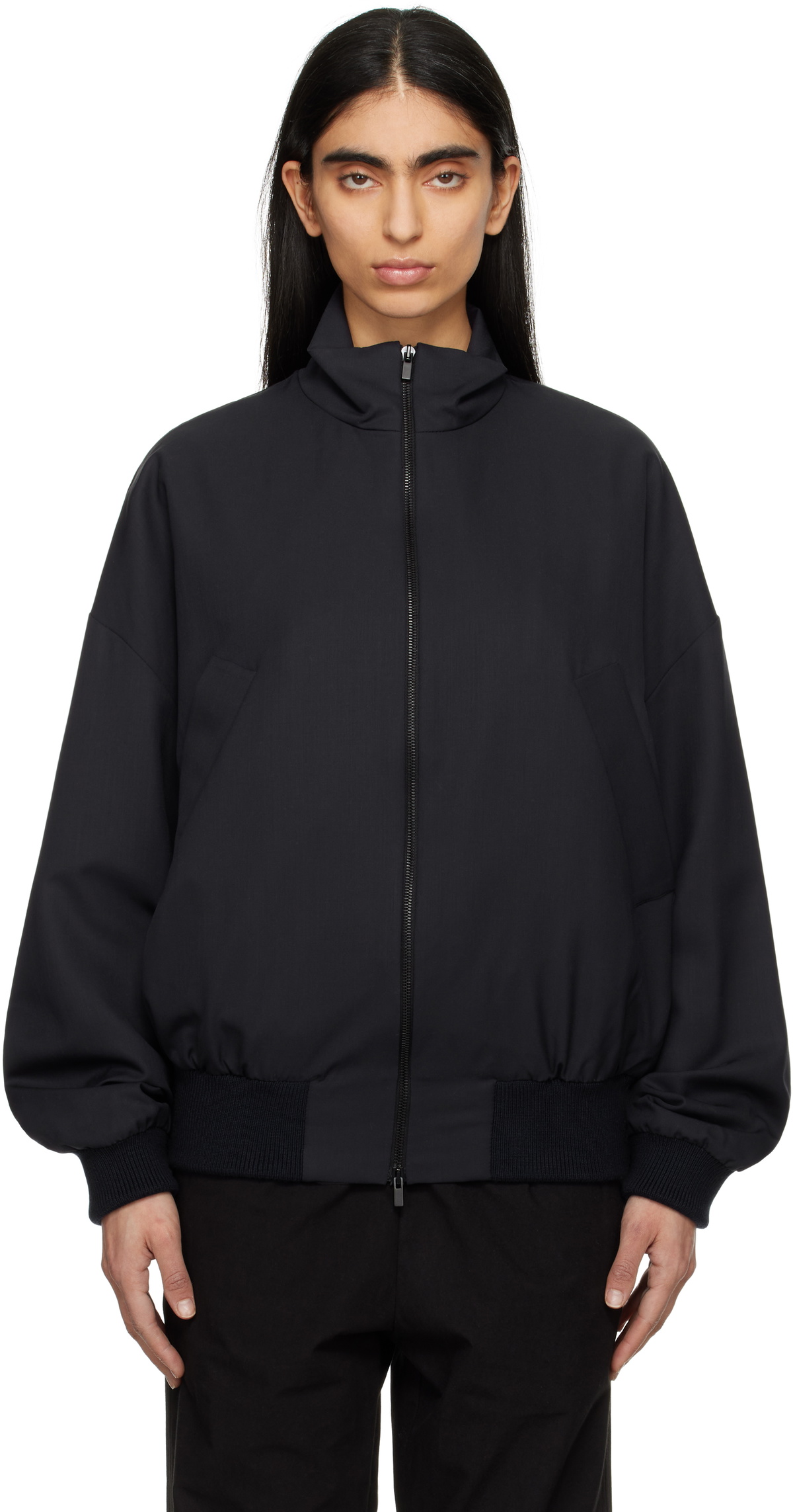 Fear of God Style Windbreaker 54 Navy detail 4