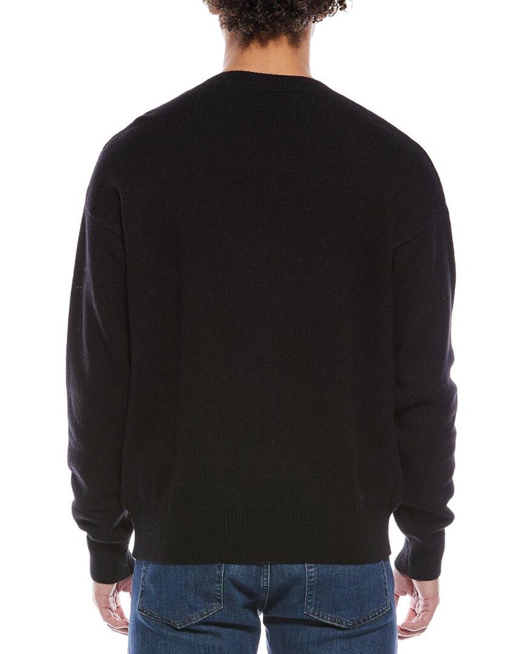 Palm Angels Style Cashmere Crewneck 56 Cement detail 3