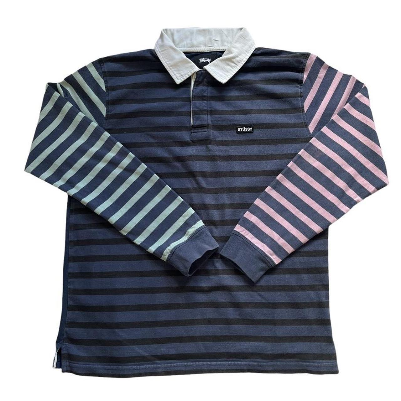 Stussy Style Rugby Polo 60 Cherry detail 4