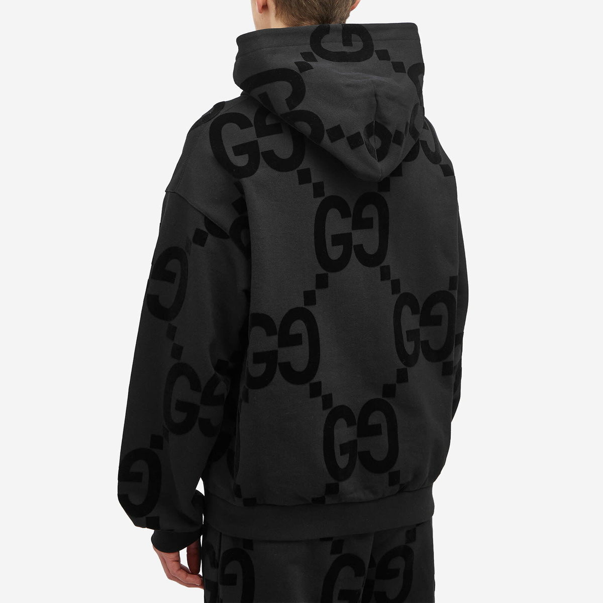Gucci Style Heavyweight Hoodie 64 Cement detail 2