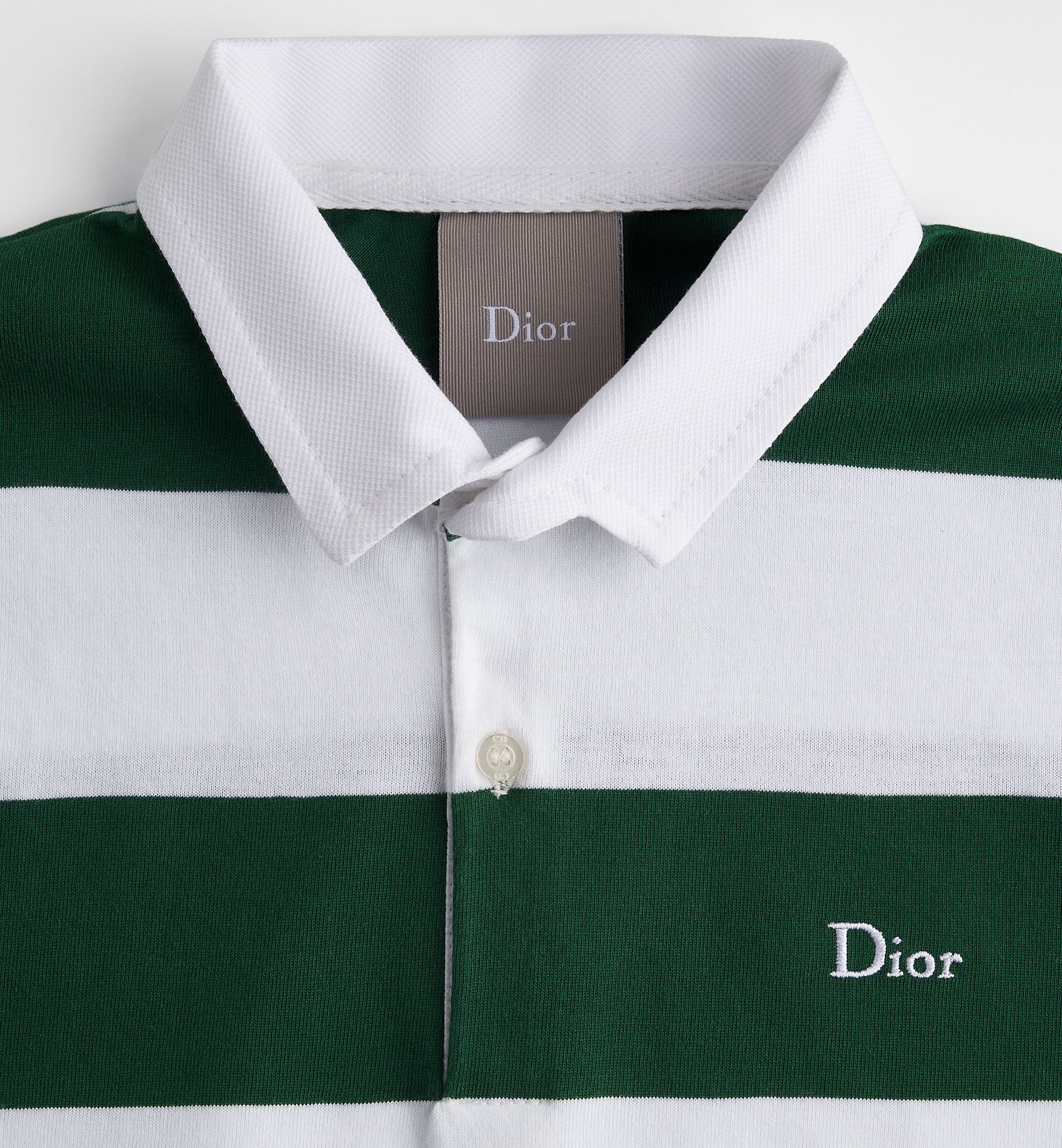 Dior Style Rugby Polo 66 Bone detail 3