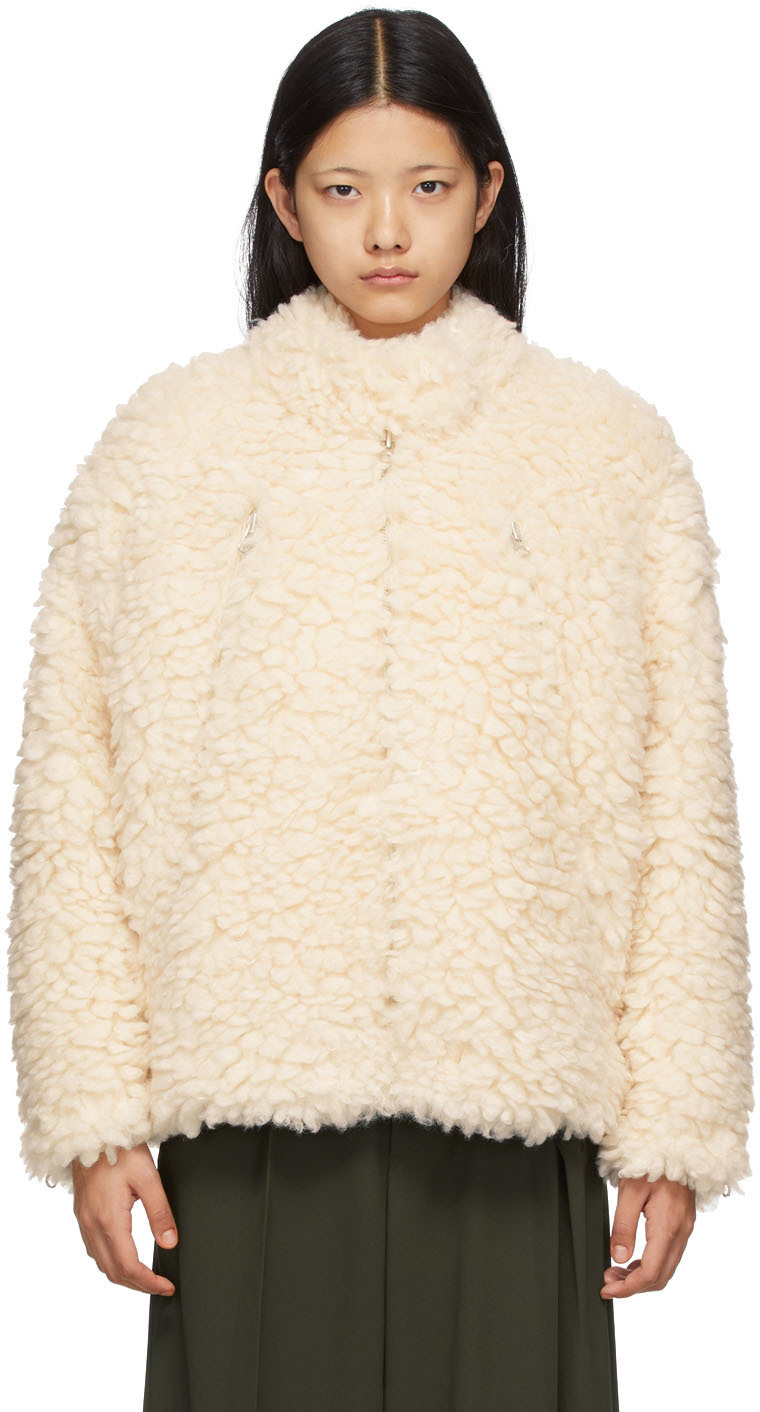 Off-White Style Sherpa Full-Zip 68 Off White detail 3