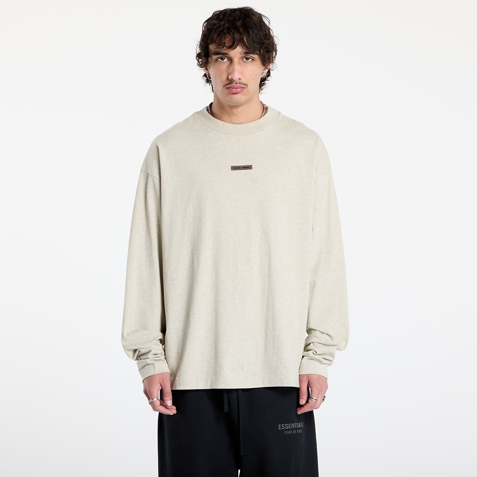 Fear of God Style Long Sleeve Tee 74 Stone detail 3