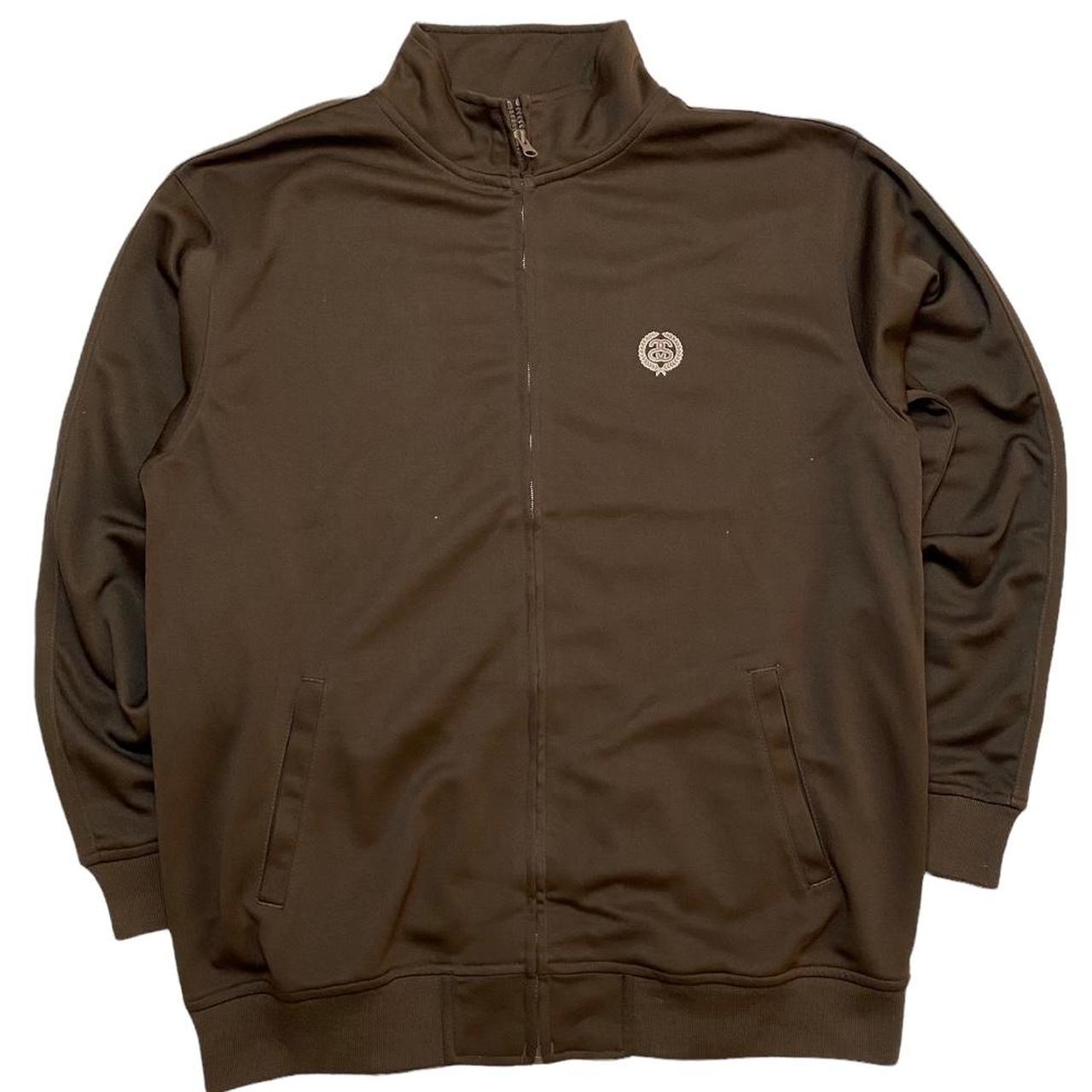 Stussy Style Track Jacket 77 Chocolate detail 4