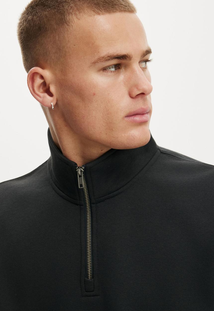 Yeezy Gap Style Fleece 1/4 Zip 80 Cherry detail 4