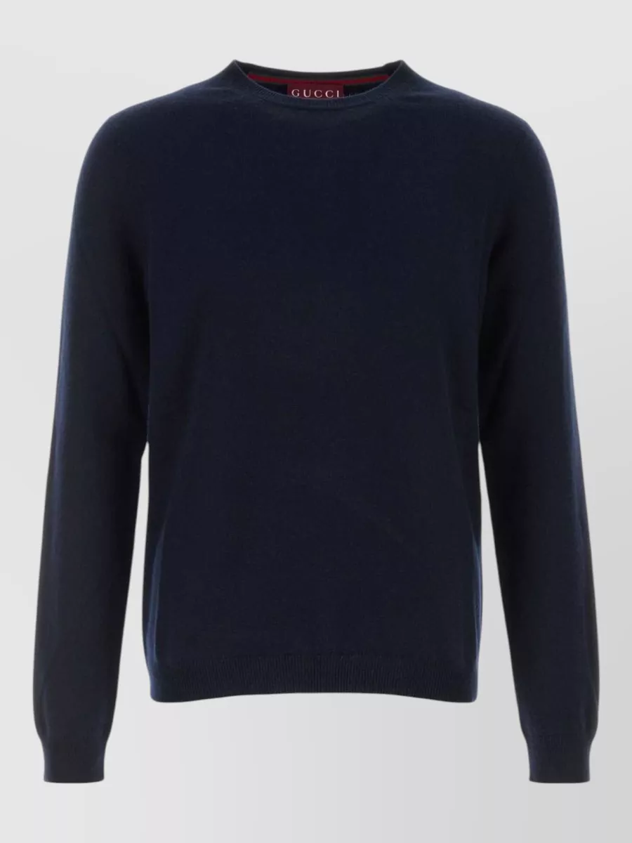 Gucci Style Cashmere Crewneck 206 Stone detail 2