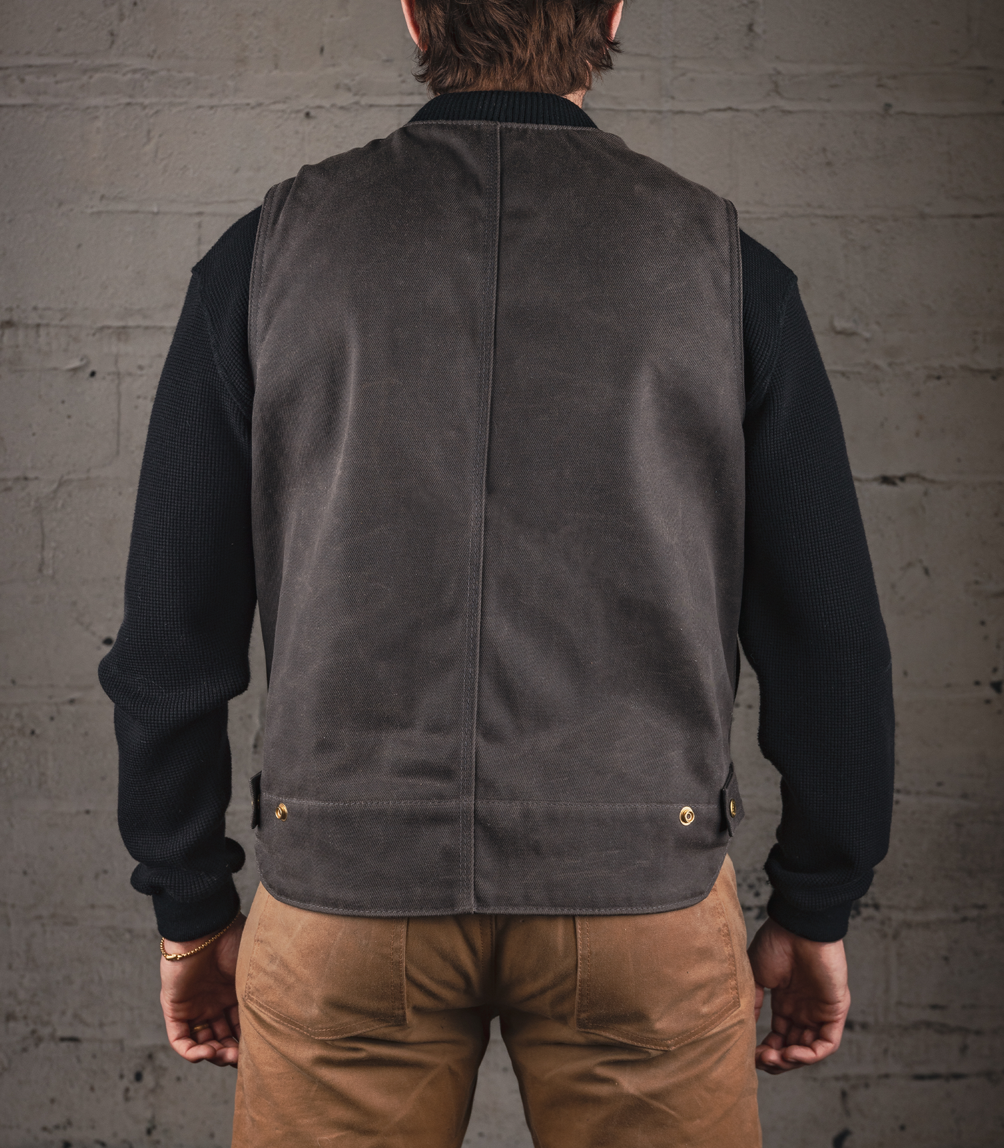 ALD Style Cargo Vest 82 Charcoal detail 2