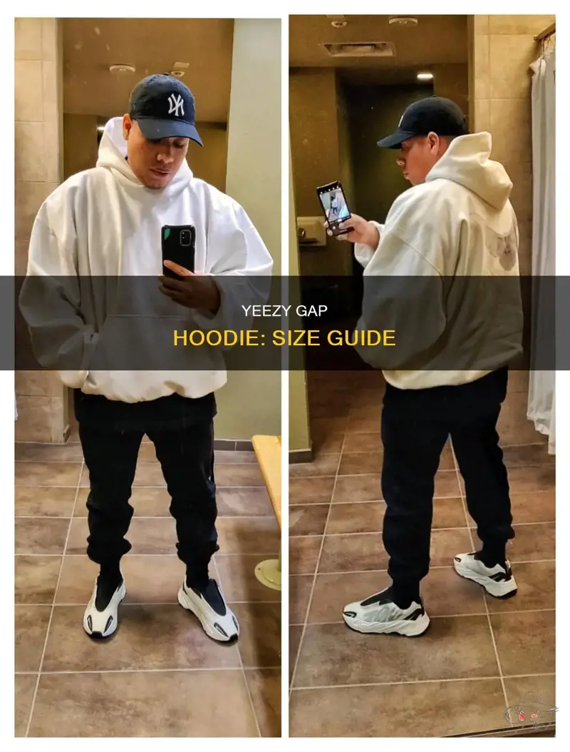 Yeezy Gap Style Oblique Hoodie 84 Bone detail 3