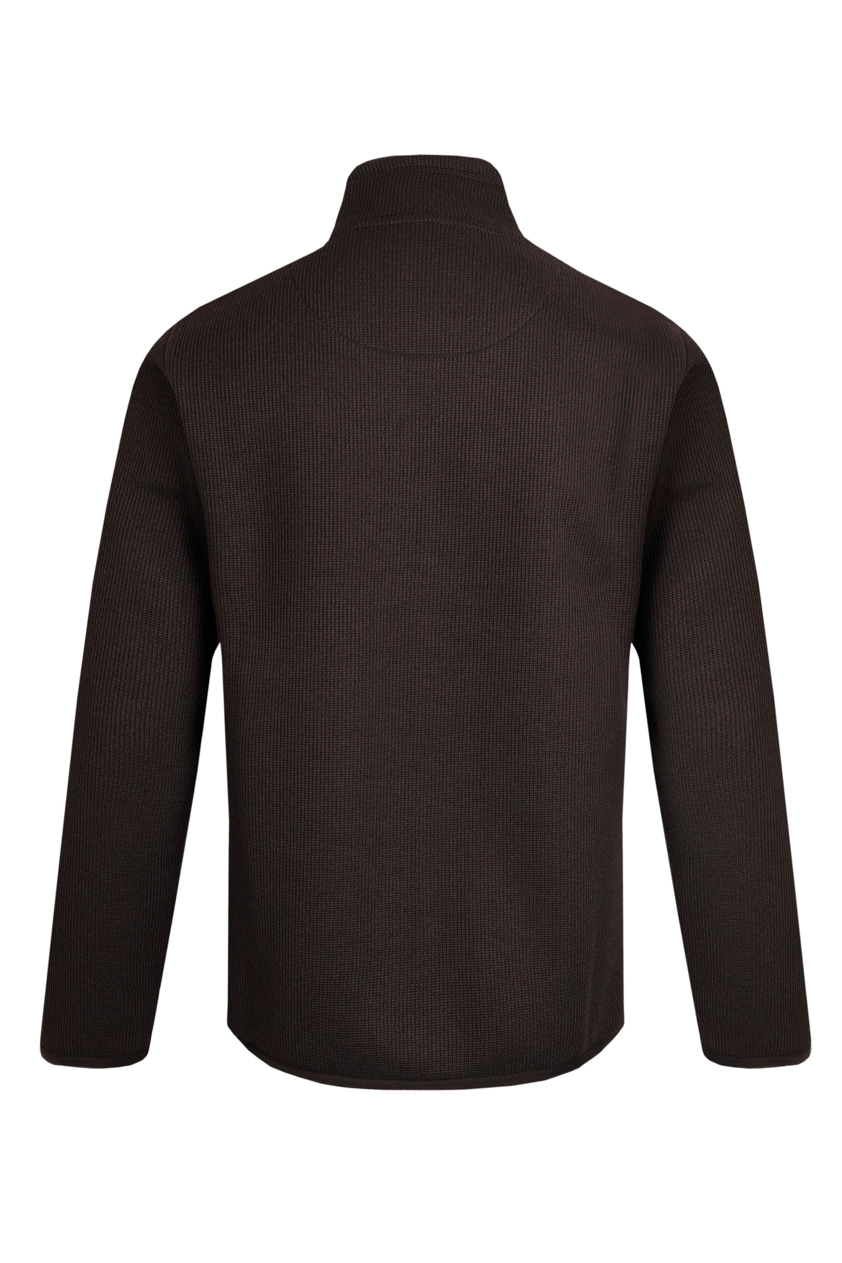 ALD Style Fleece 1/4 Zip 96 Chocolate detail 2