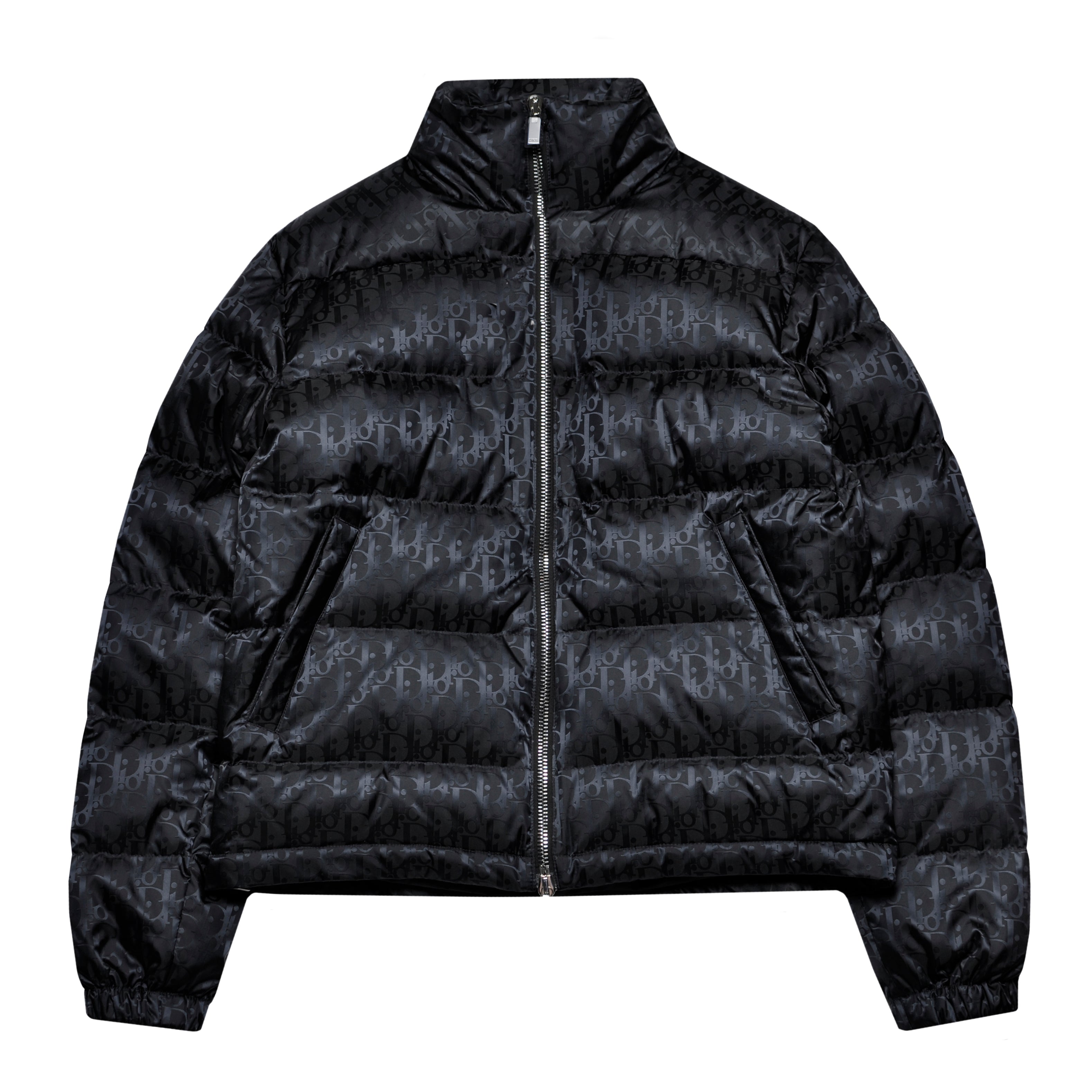 Dior Style Puffer Jacket 98 Charcoal detail 3