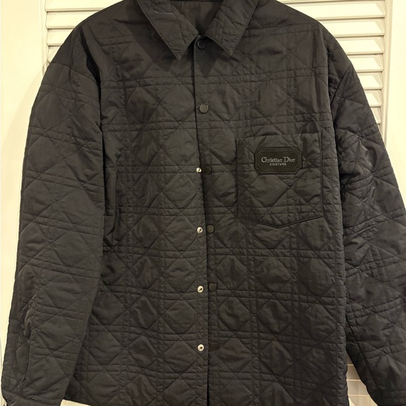 Dior Style Puffer Jacket 98 Charcoal detail 4