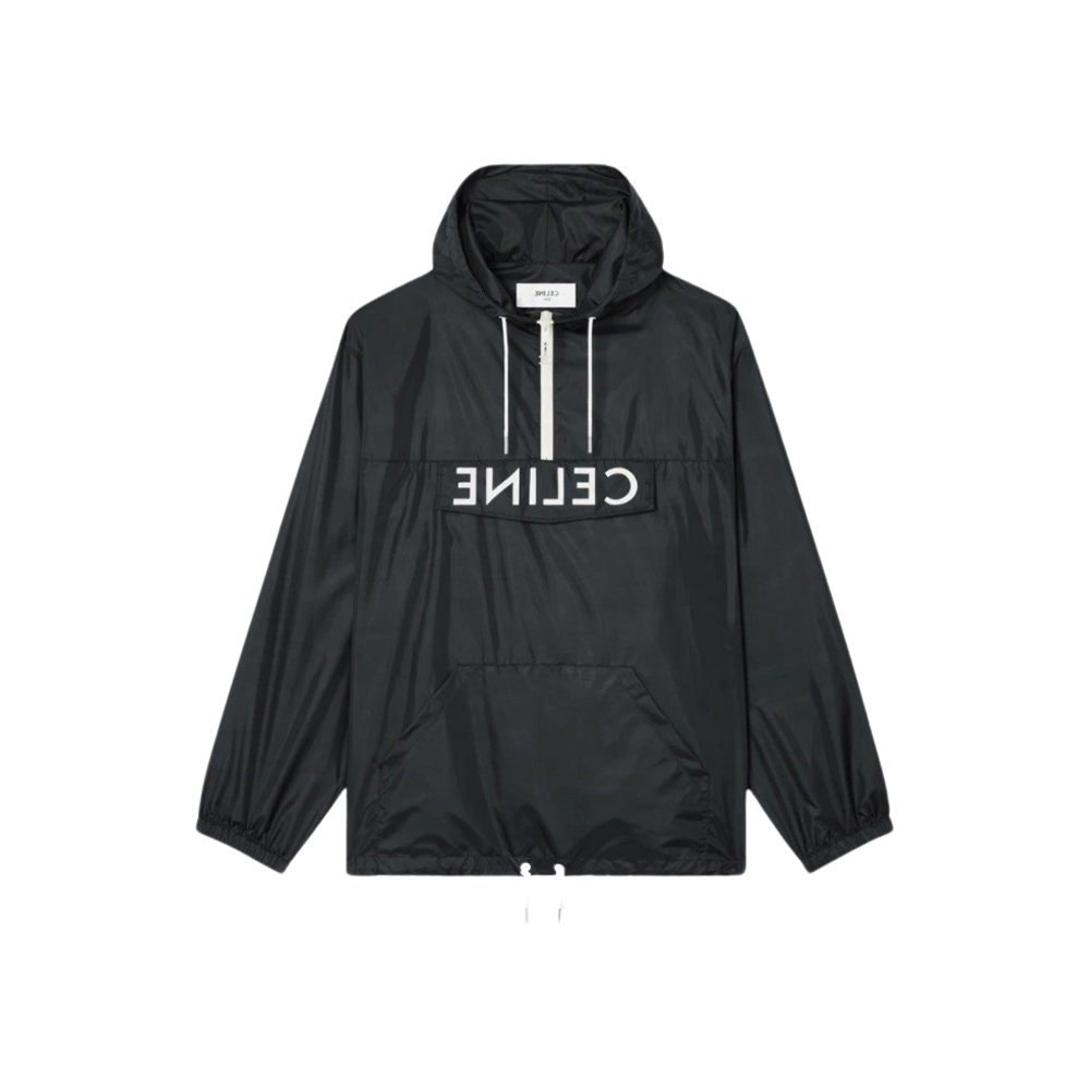 Celine Style Windbreaker 100 Charcoal detail 3