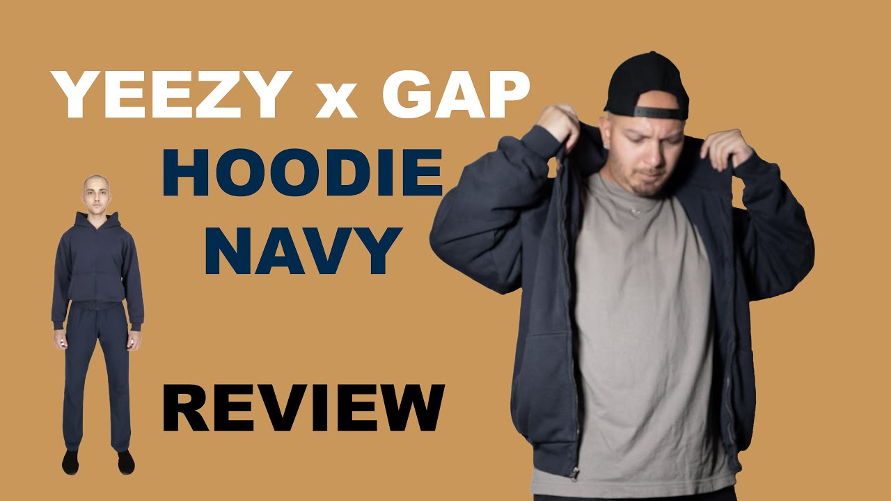 Yeezy Gap Style Crewneck Sweat 101 Navy detail 3