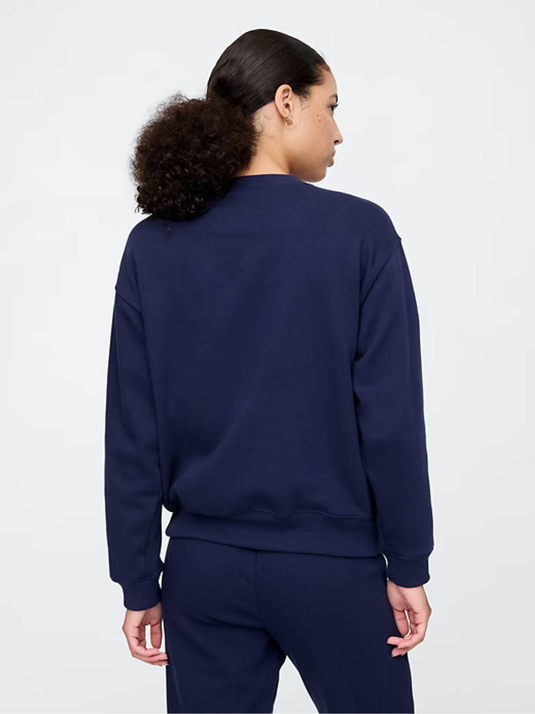 Yeezy Gap Style Crewneck Sweat 101 Navy detail 4