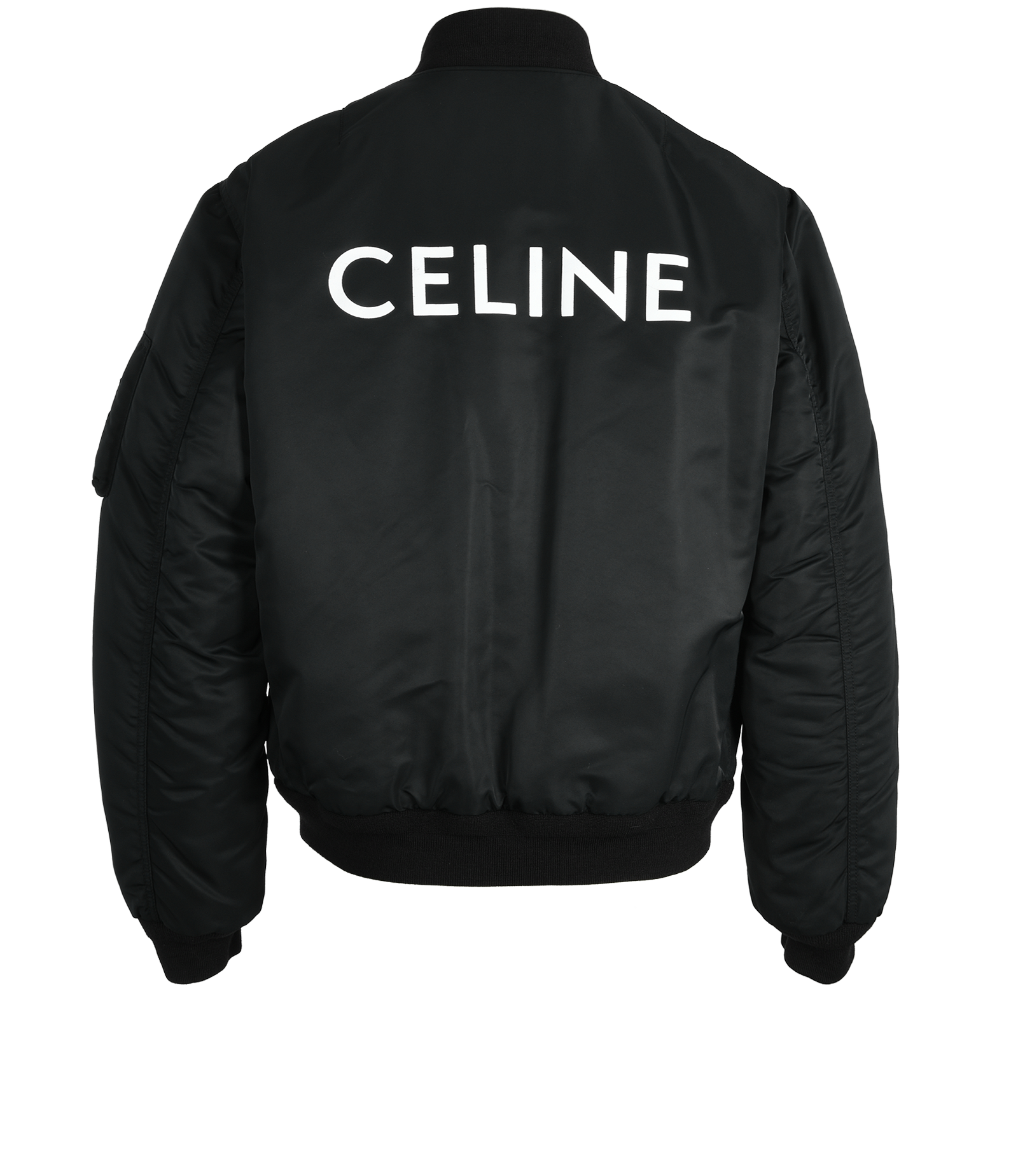 Celine Style Bomber Jacket 102 Charcoal detail 3
