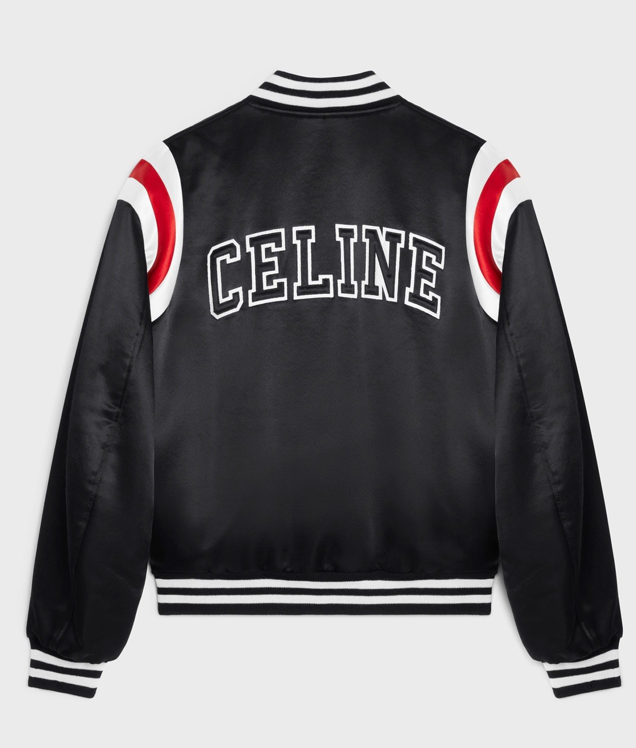 Celine Style Bomber Jacket 102 Charcoal detail 4