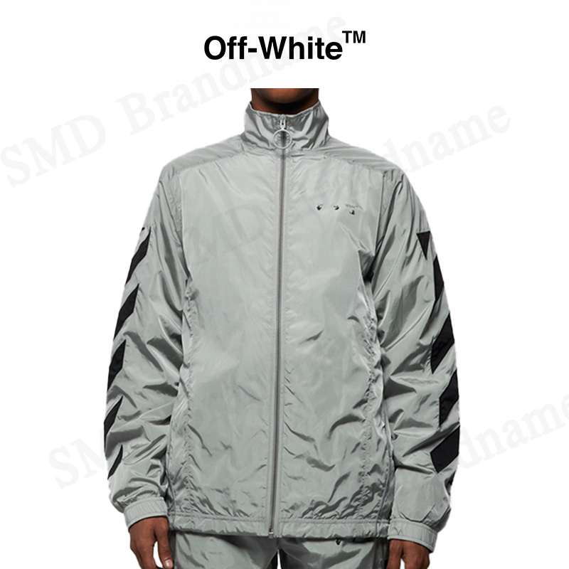 Off-White Style Track Jacket 103 Charcoal detail 2