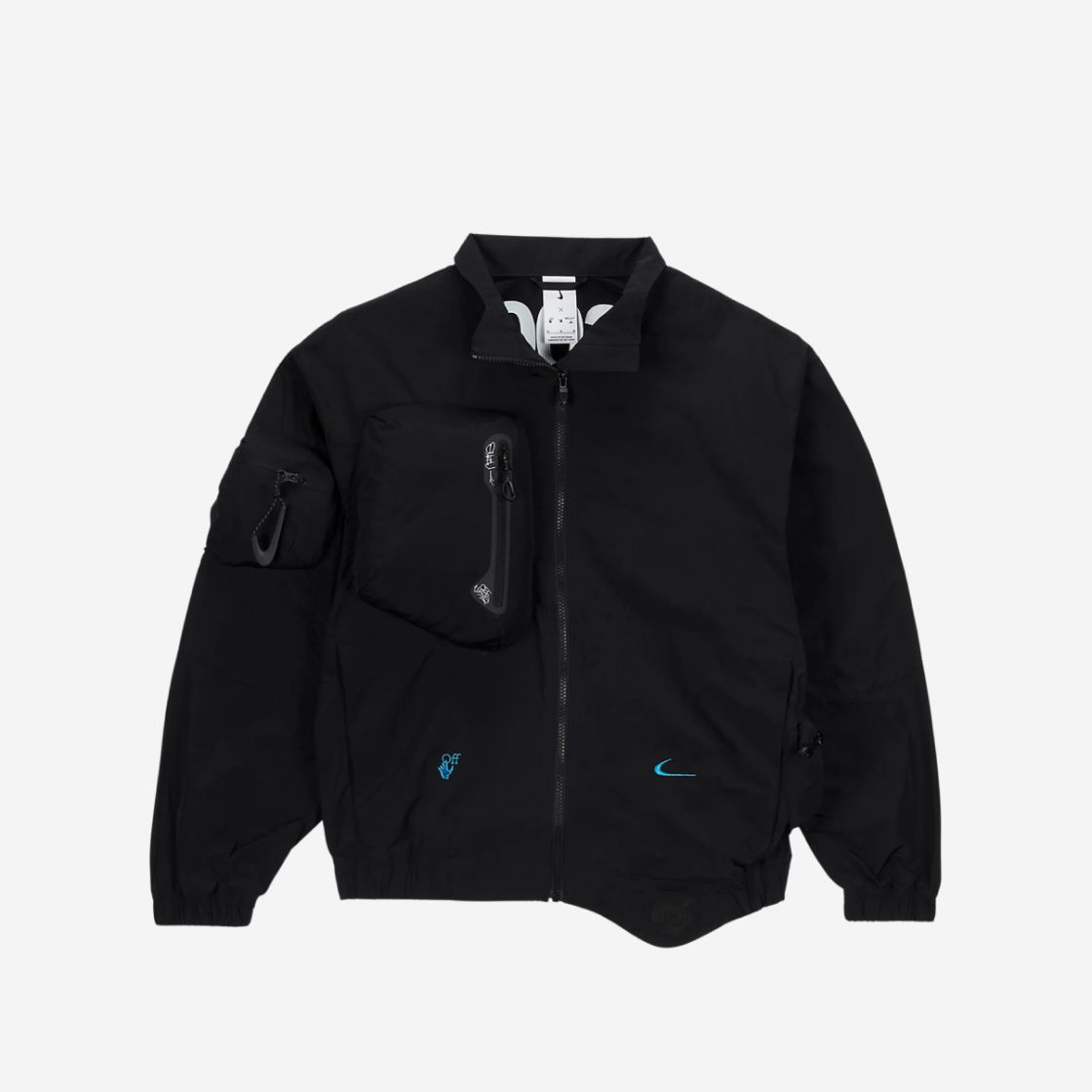 Off-White Style Track Jacket 103 Charcoal detail 4