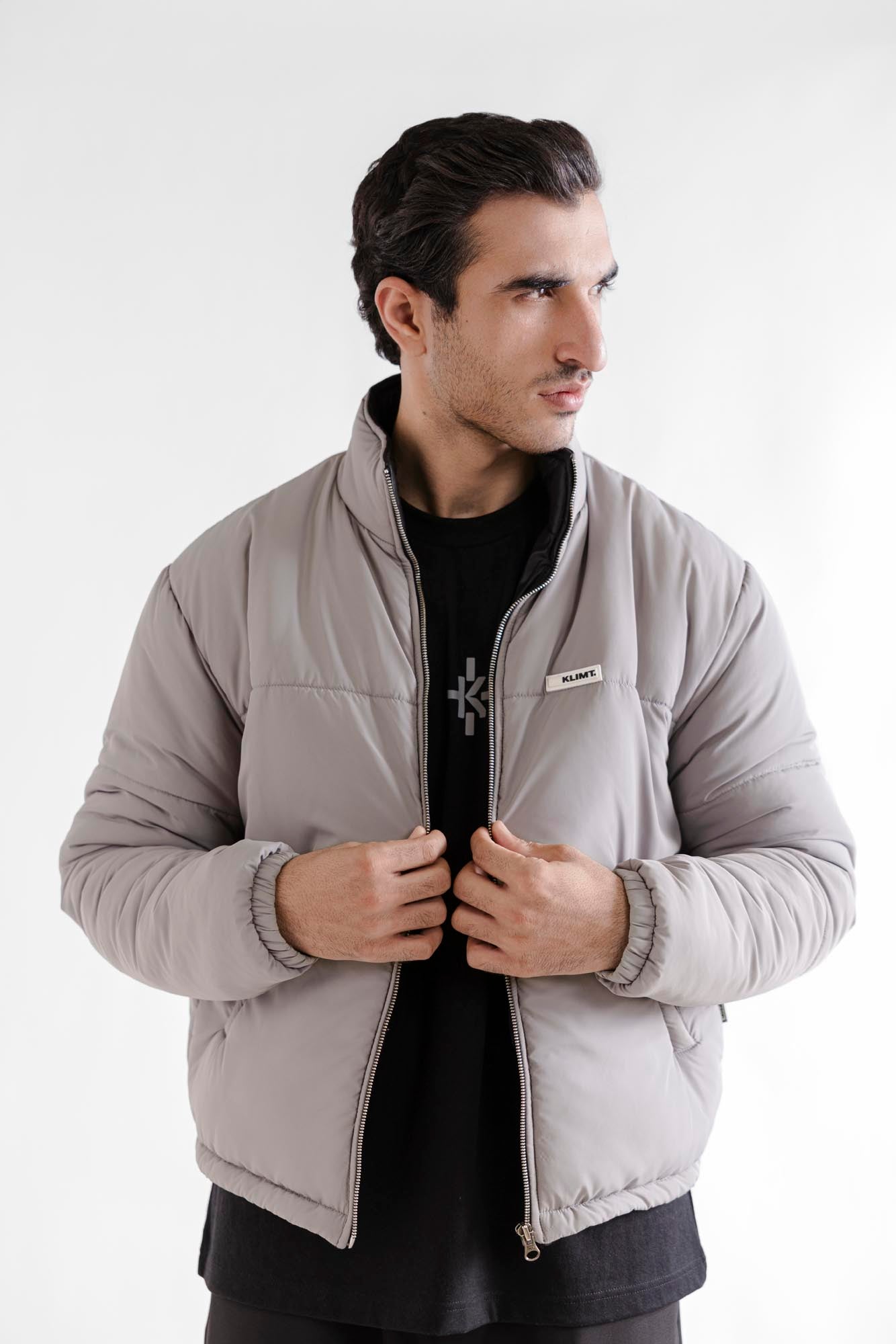 Represent Style Puffer Jacket 104 Cement detail 2
