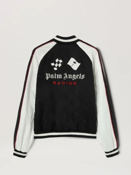 Palm Angels Style Racing Jacket 107 Stone detail 4