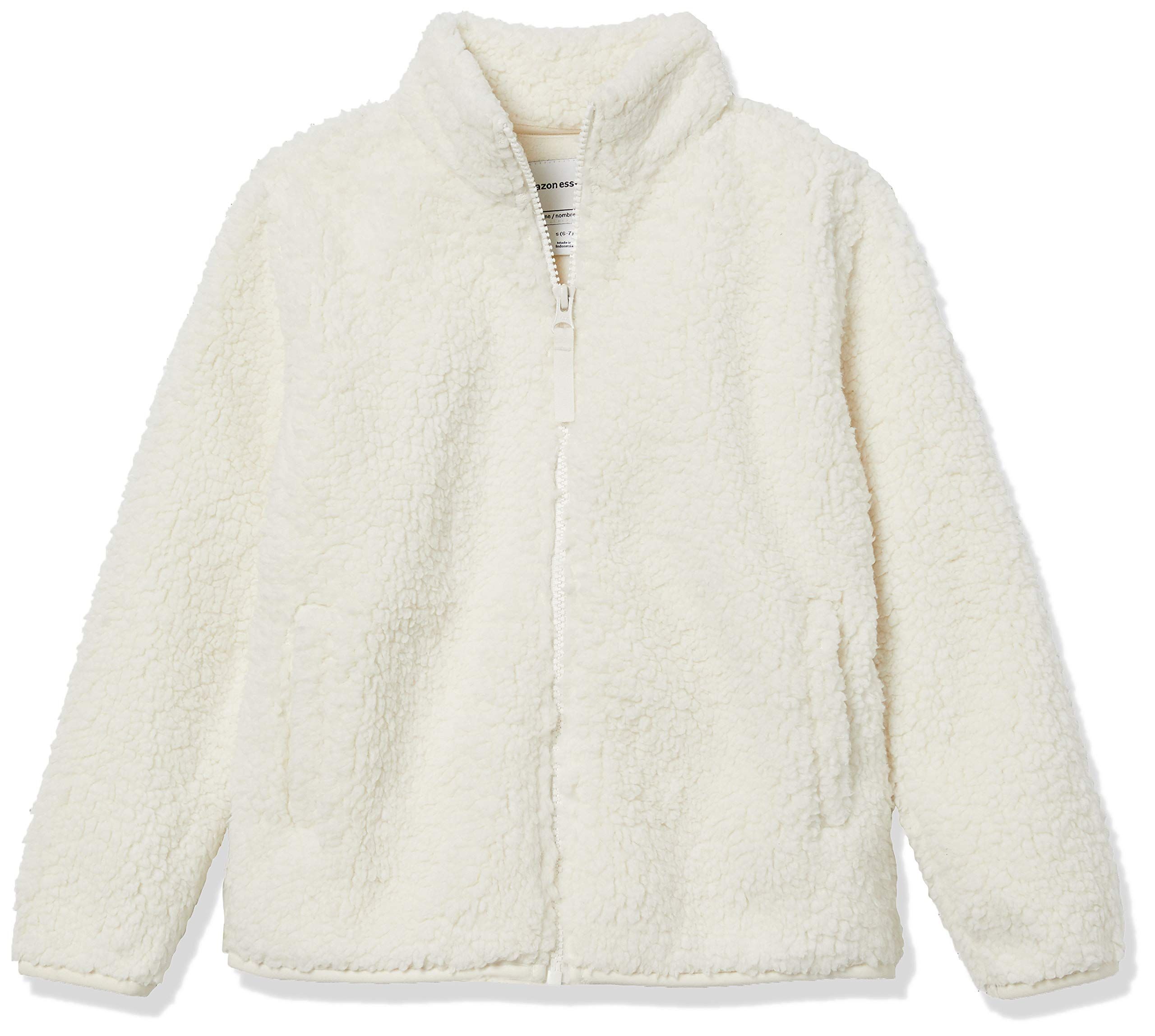 Essentials Style Sherpa Full-Zip 110 Off White detail 2