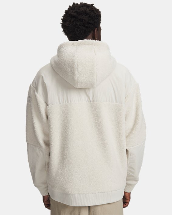 Essentials Style Sherpa Full-Zip 110 Off White detail 4