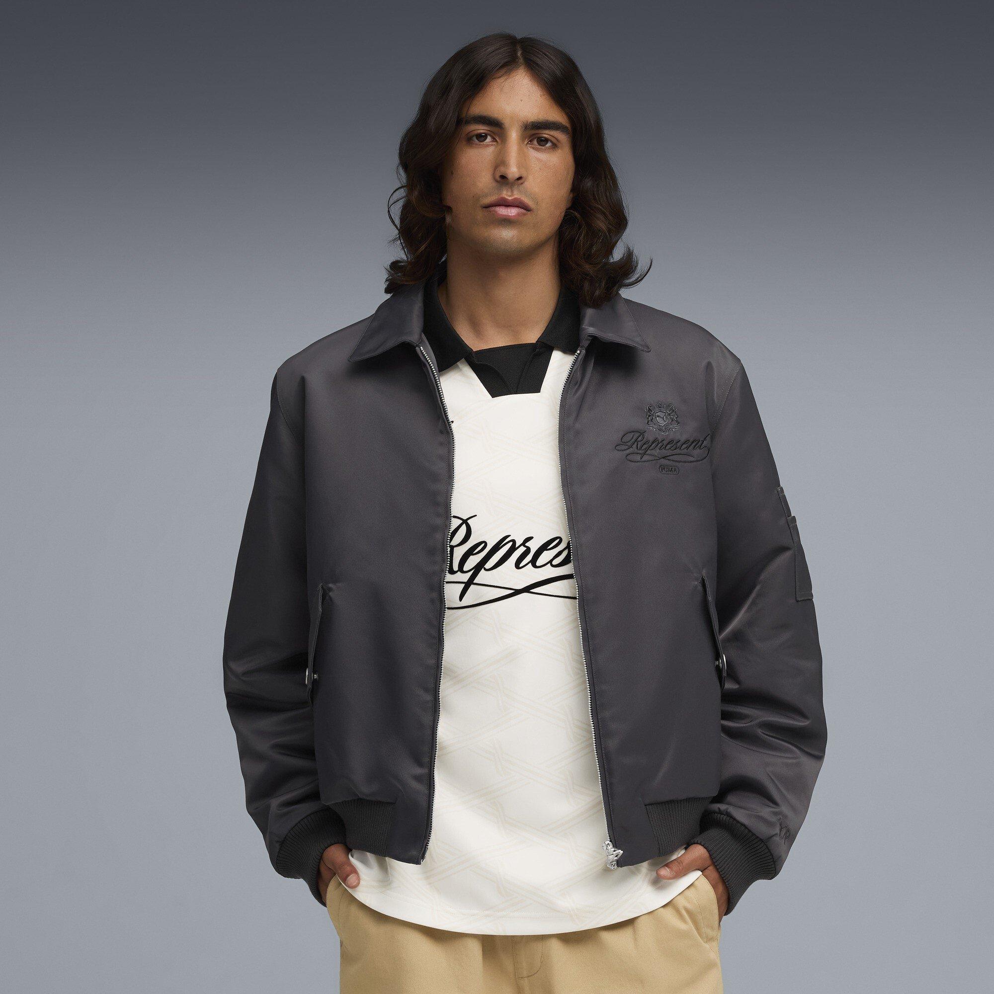 Represent Style Bomber Jacket 114 Butter detail 3