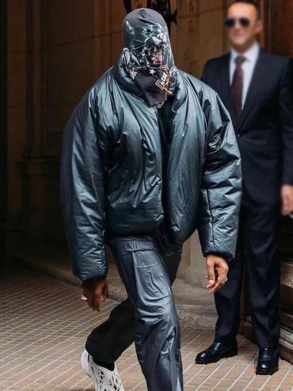 Yeezy Gap Style Racing Jacket 118 Cement detail 2