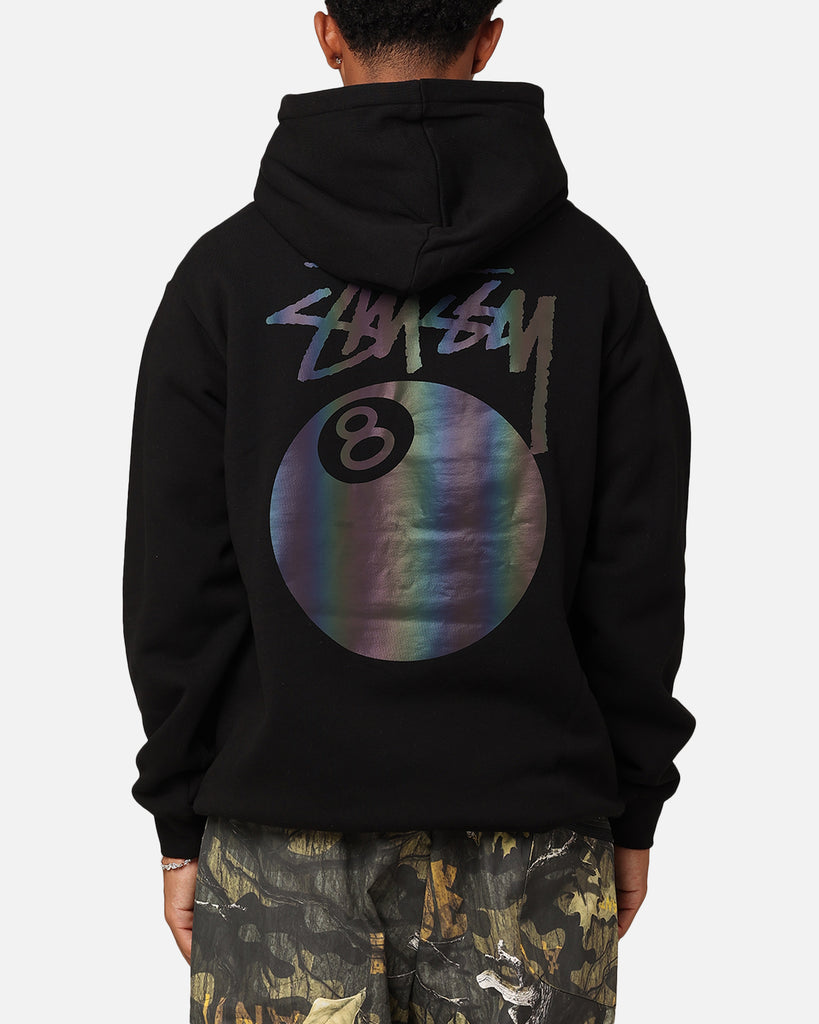 Stussy 8-Ball Fleece Hoodie Charcoal detail 3