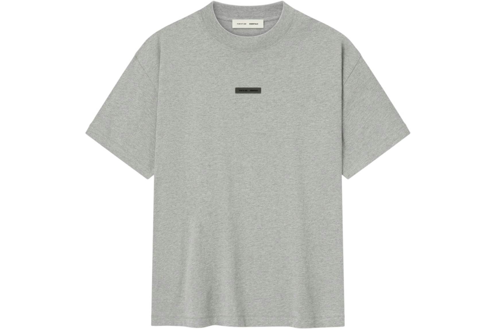 Essentials Style Box Logo Tee 120 Cement detail 2