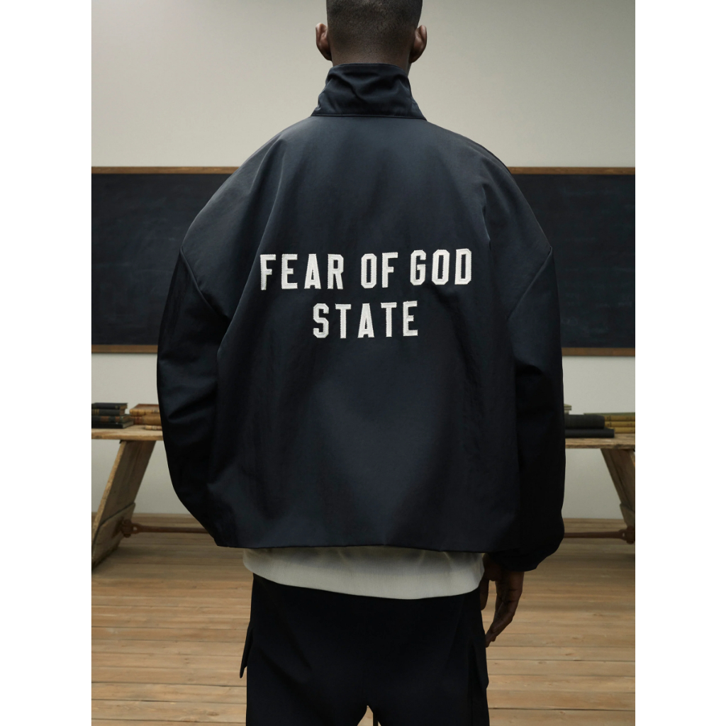Fear of God Style Racing Jacket 123 Chocolate detail 4