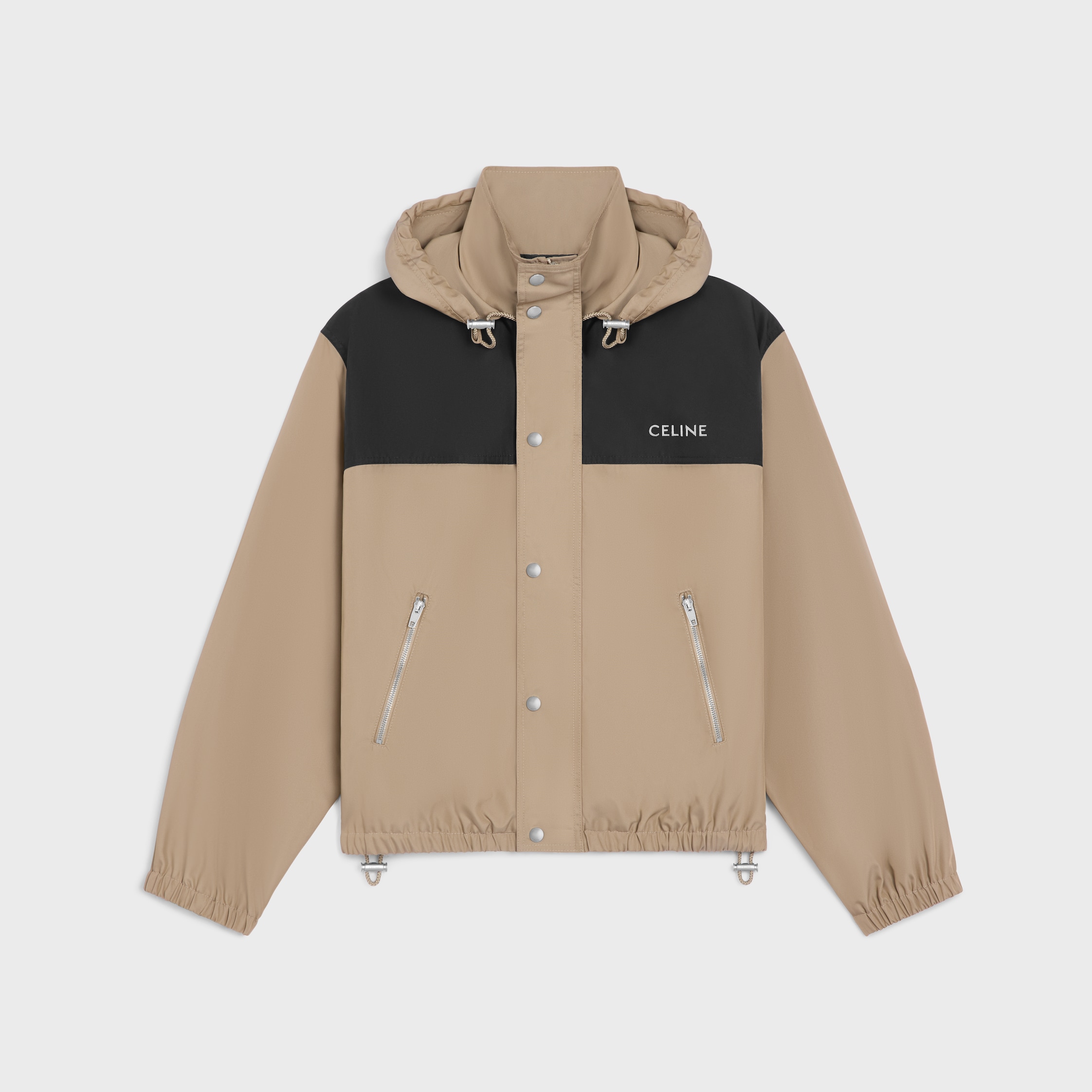 Celine Style Windbreaker 127 Cement detail 3