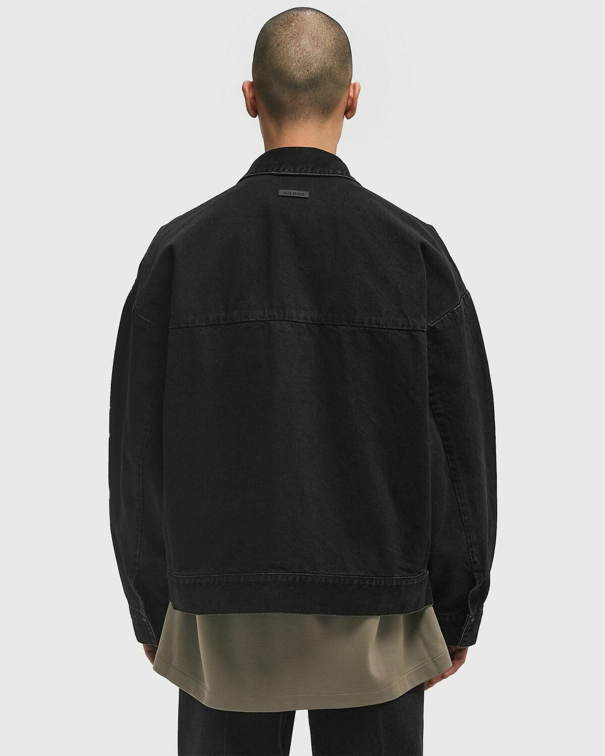 Fear of God Style Denim Trucker 129 Charcoal detail 3