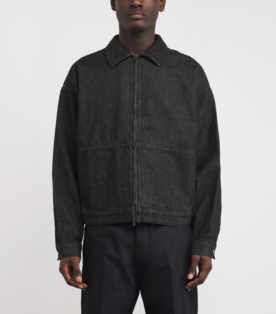 Fear of God Style Denim Trucker 129 Charcoal detail 4