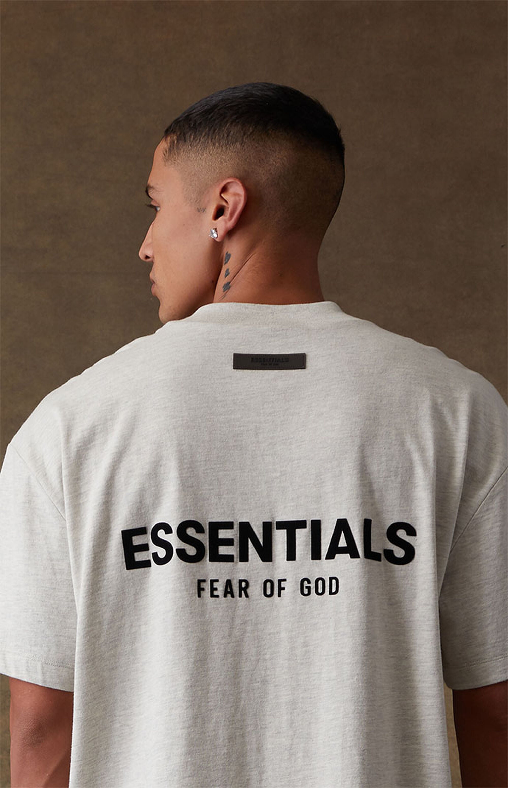 Fear of God Style Box Logo Tee 130 Butter detail 3