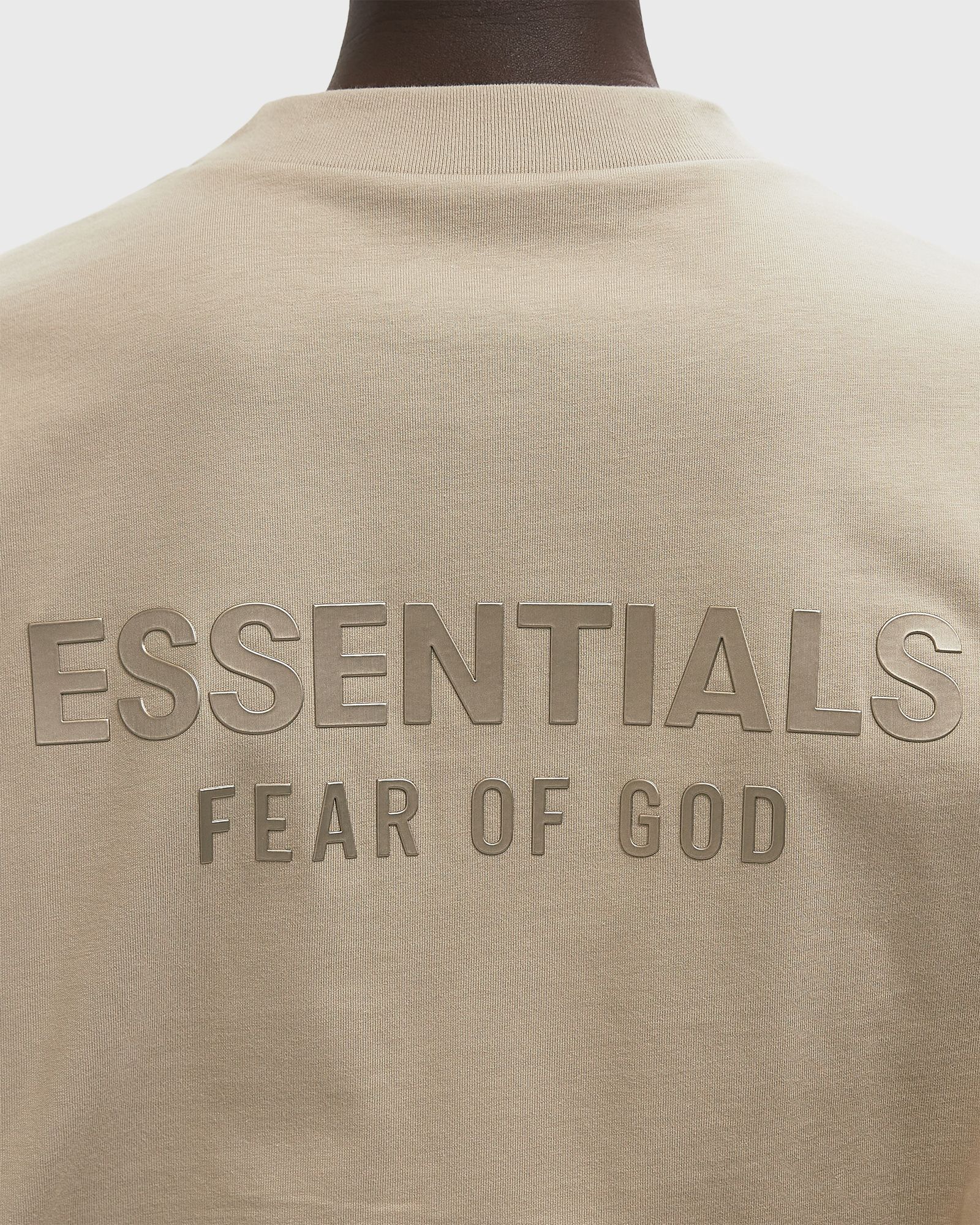 Fear of God Style Box Logo Tee 130 Butter detail 4