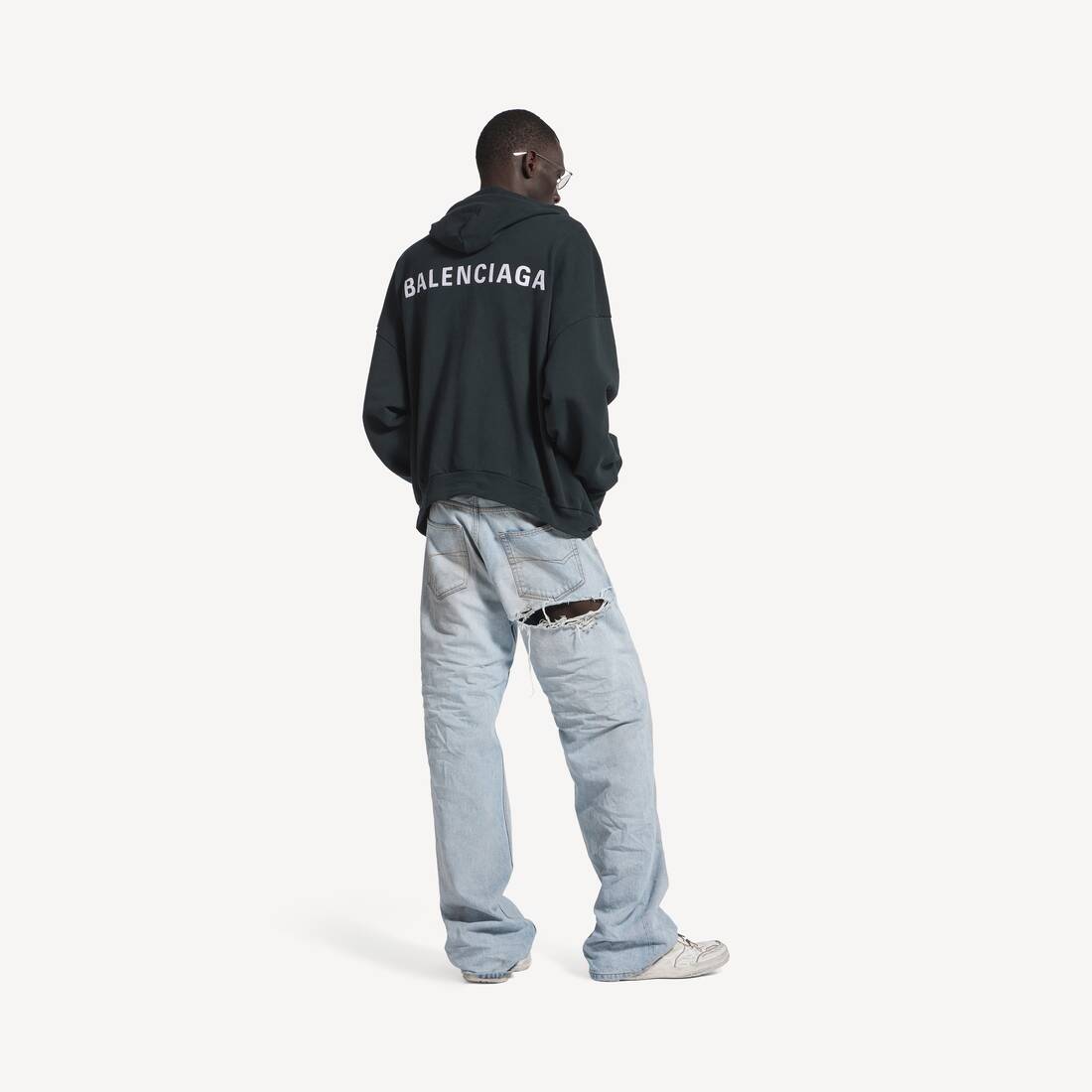Balenciaga Style Rugby Polo 132 Charcoal detail 4