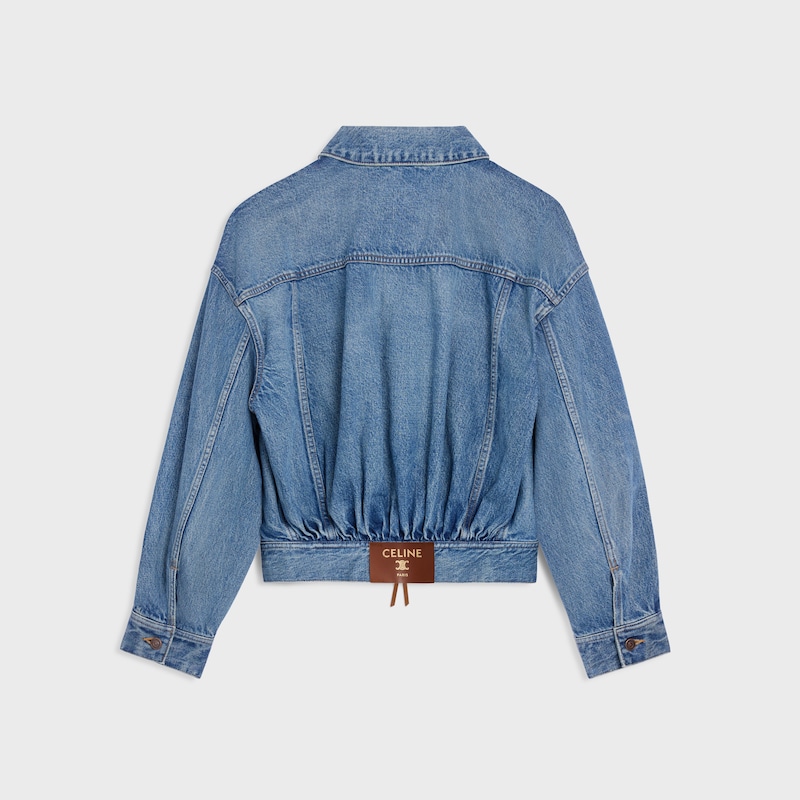 Celine Style Denim Trucker 133 Butter detail 3