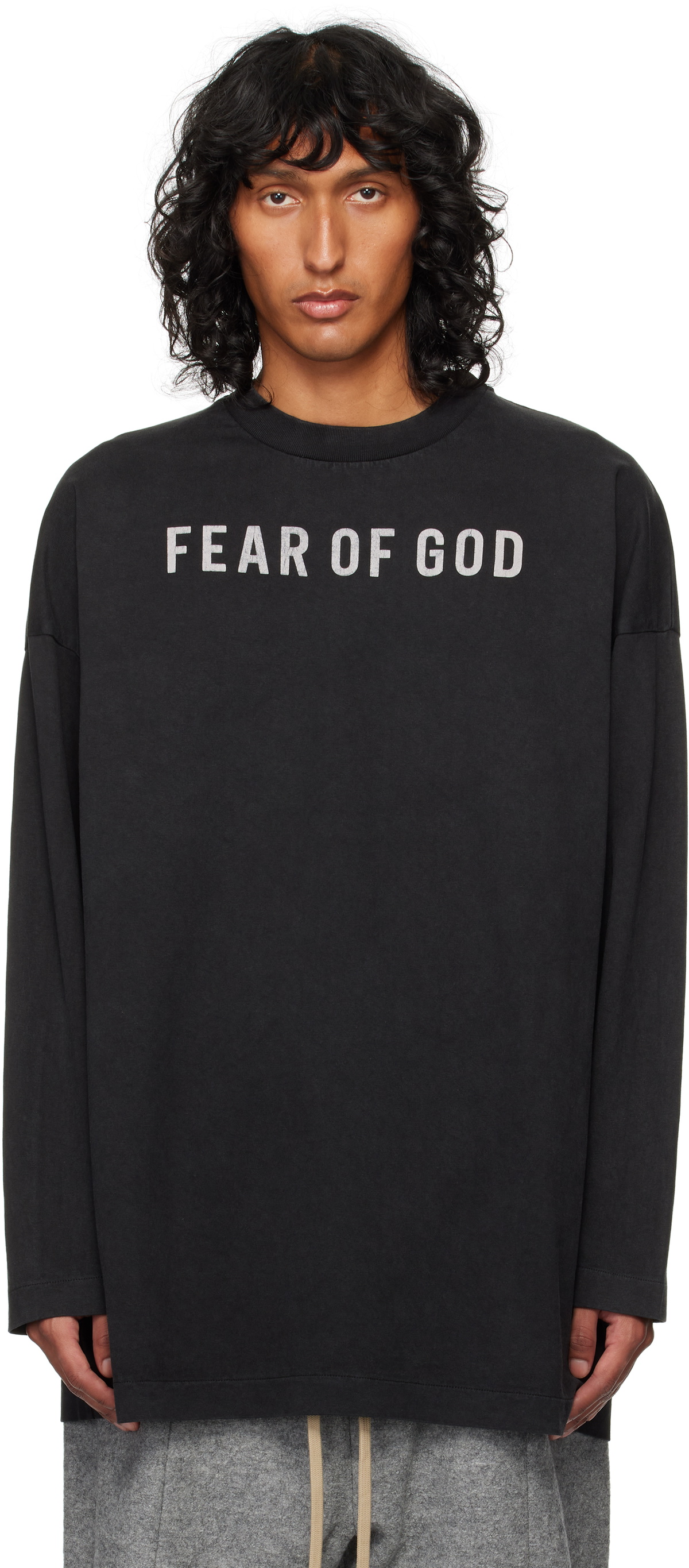 Fear of God Style Long Sleeve Tee 136 Vintage Black detail 4