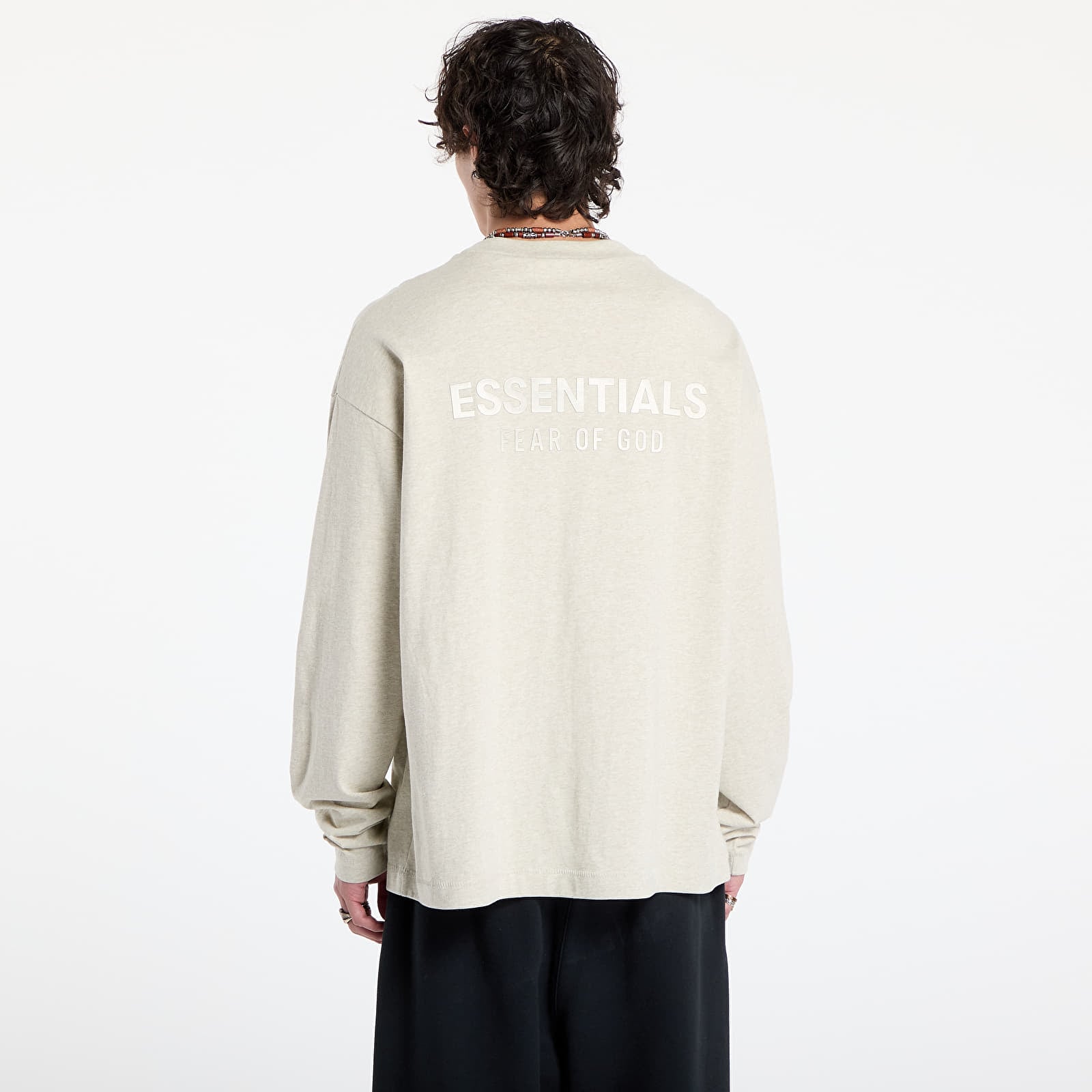 Fear of God Style Long Sleeve Tee 148 Stone detail 2