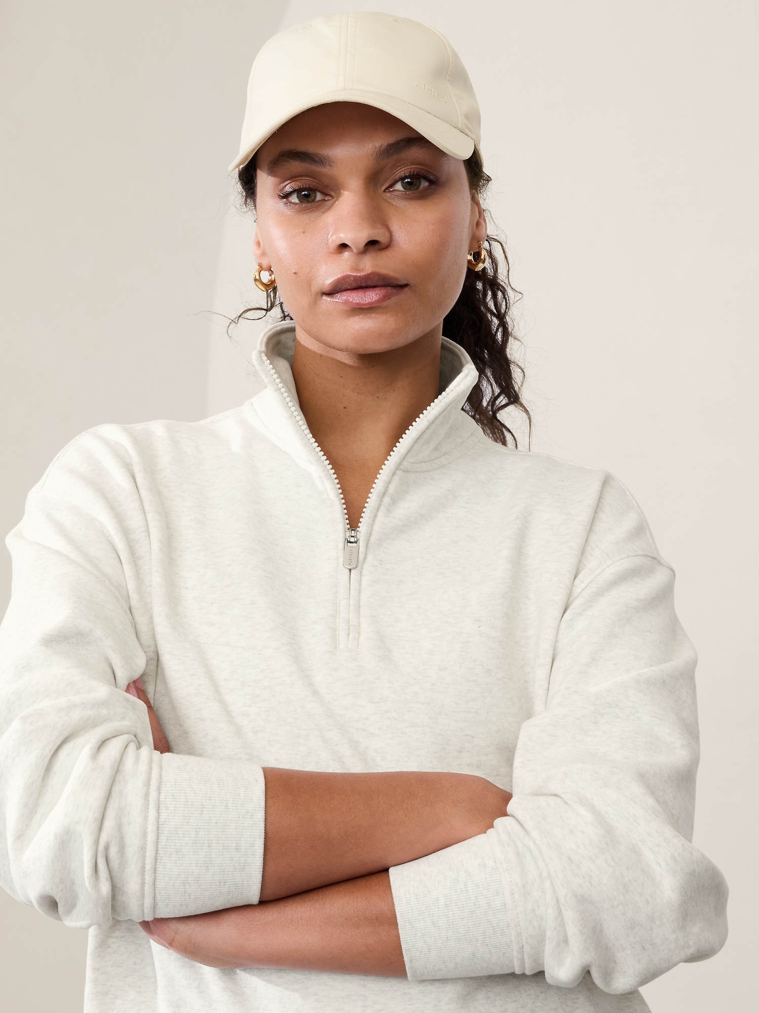 Yeezy Gap Style Fleece 1/4 Zip 152 Dusty Rose detail 4