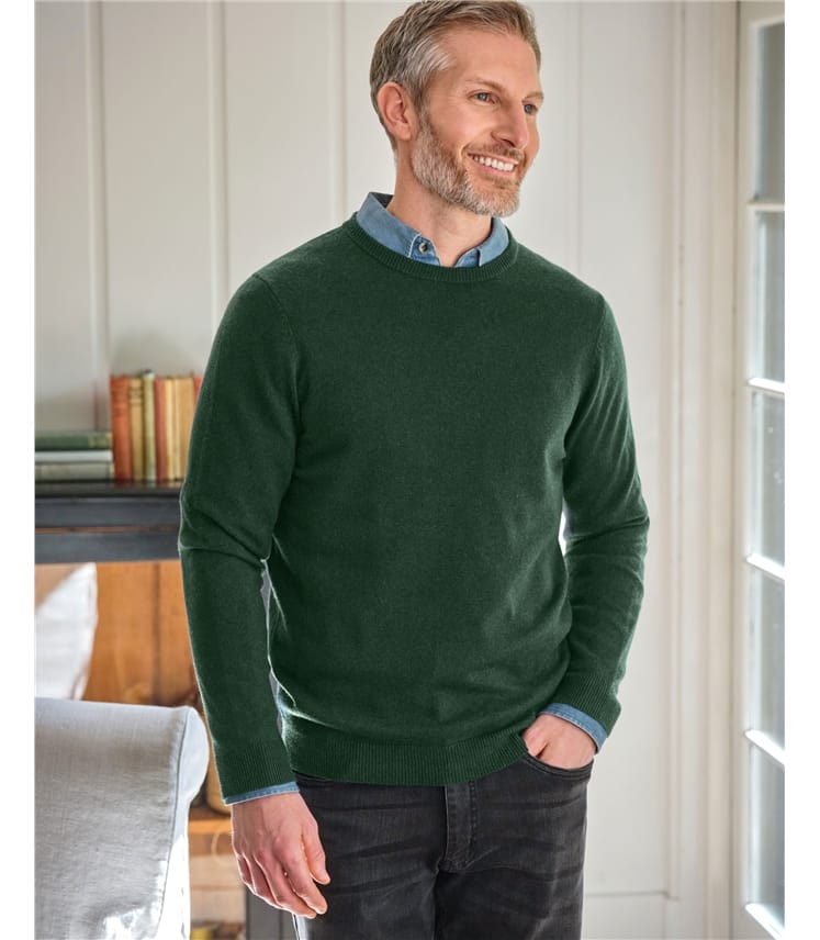 Represent Style Cashmere Crewneck 153 Forest detail 4