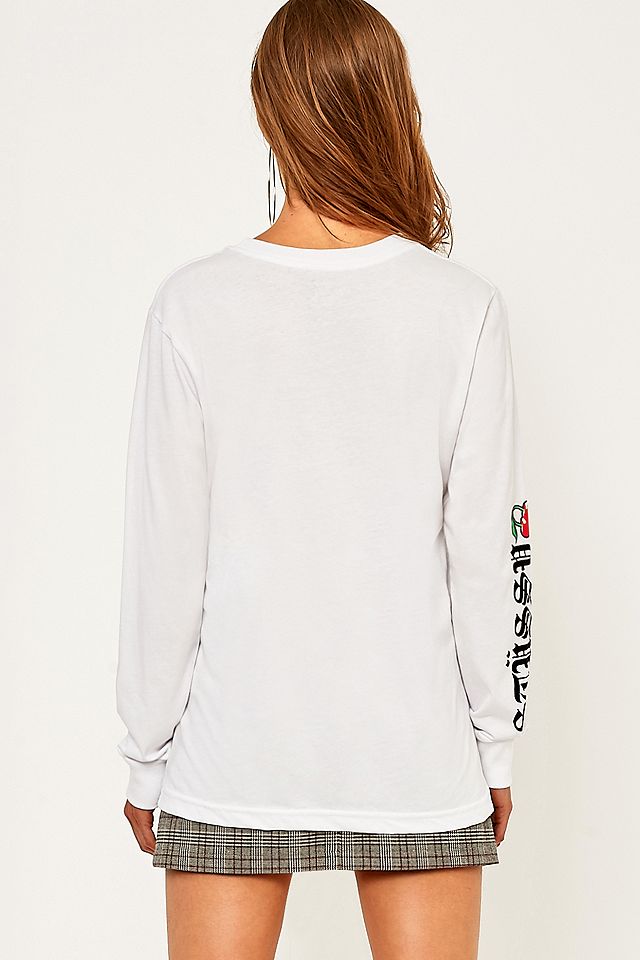 Stussy Style Long Sleeve Tee 154 Cherry detail 3