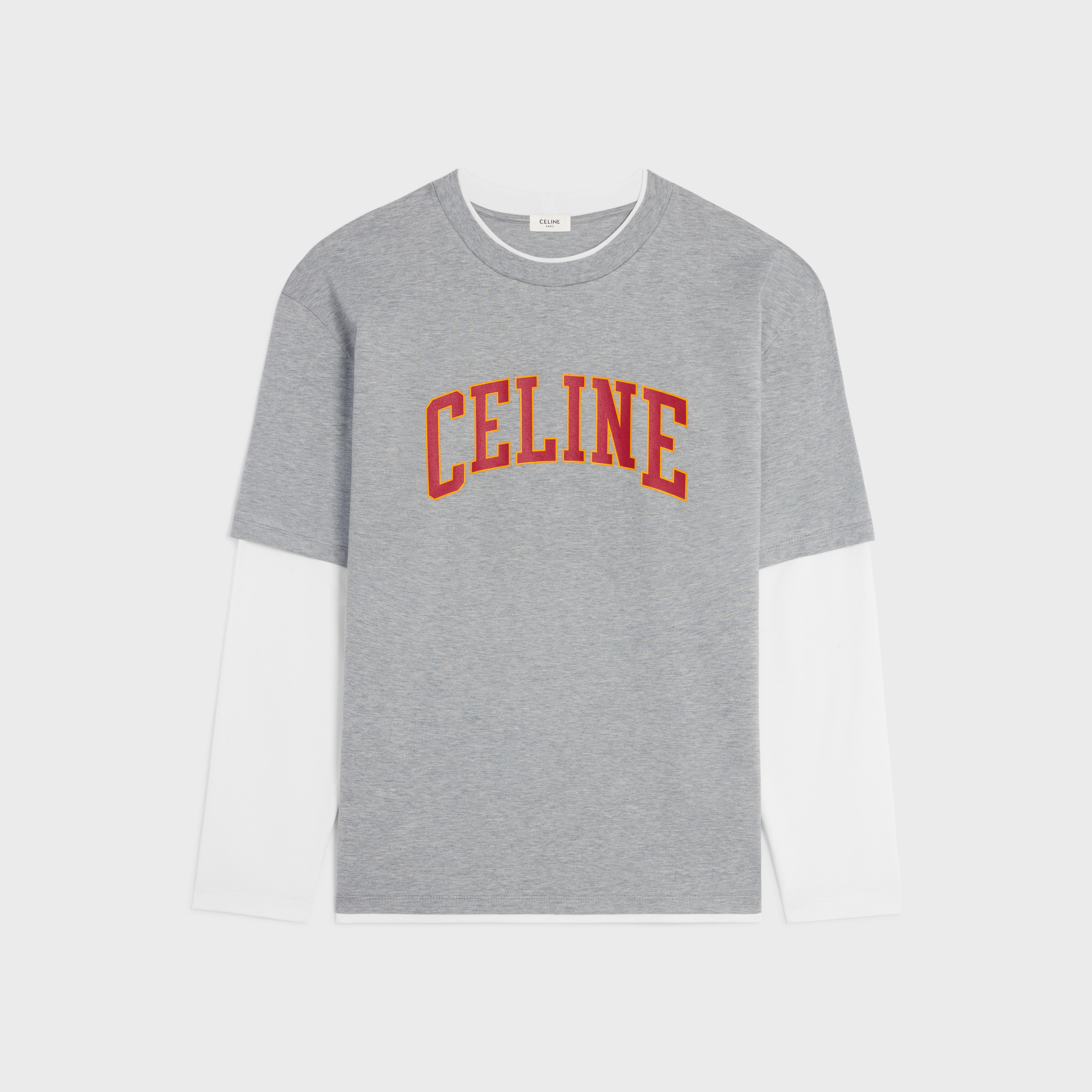 Celine Style Long Sleeve Tee 158 Cherry detail 3