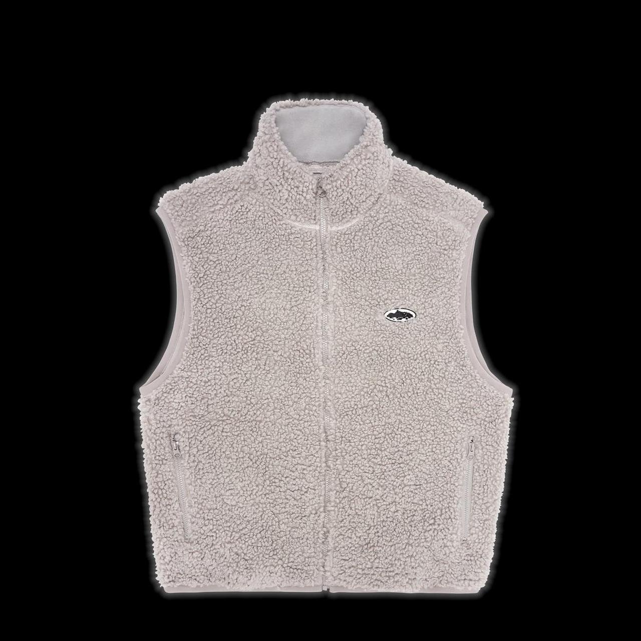 Corteiz Style Sherpa Full-Zip 165 Stone detail 3