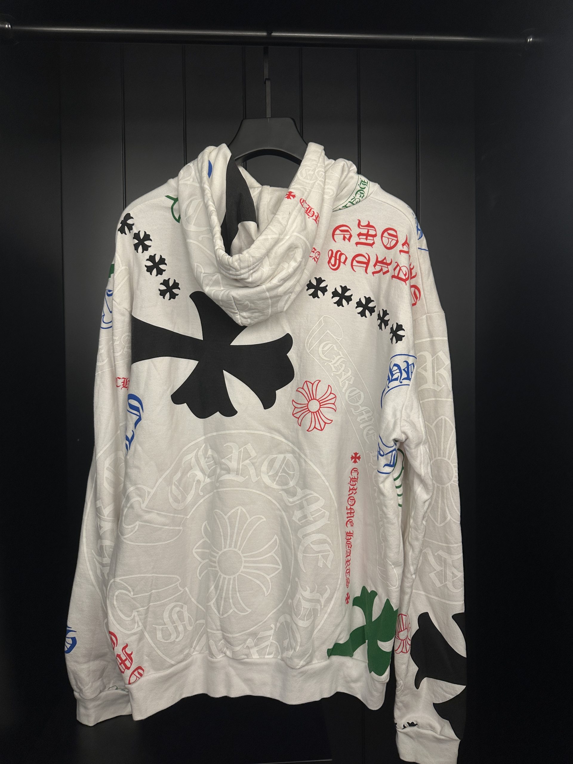 Chrome Hearts Style Oblique Hoodie 171 Butter detail 3