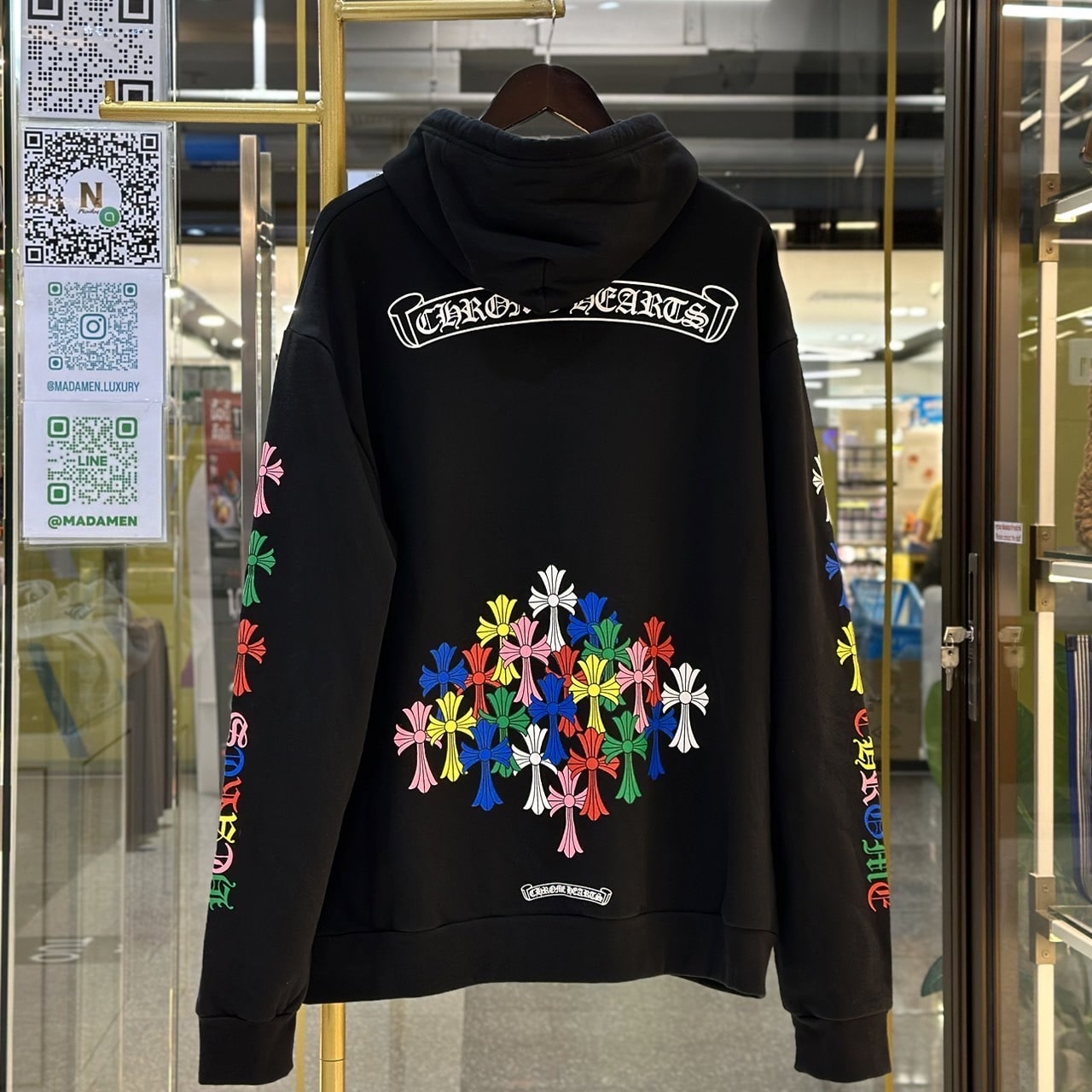 Chrome Hearts Style Oblique Hoodie 171 Butter detail 4