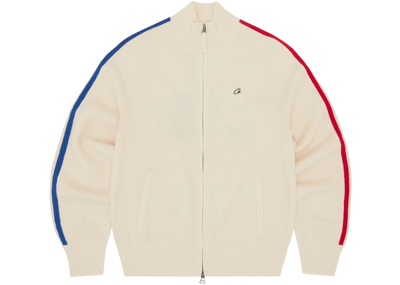 Corteiz Style Fleece 1/4 Zip 173 Bone detail 2