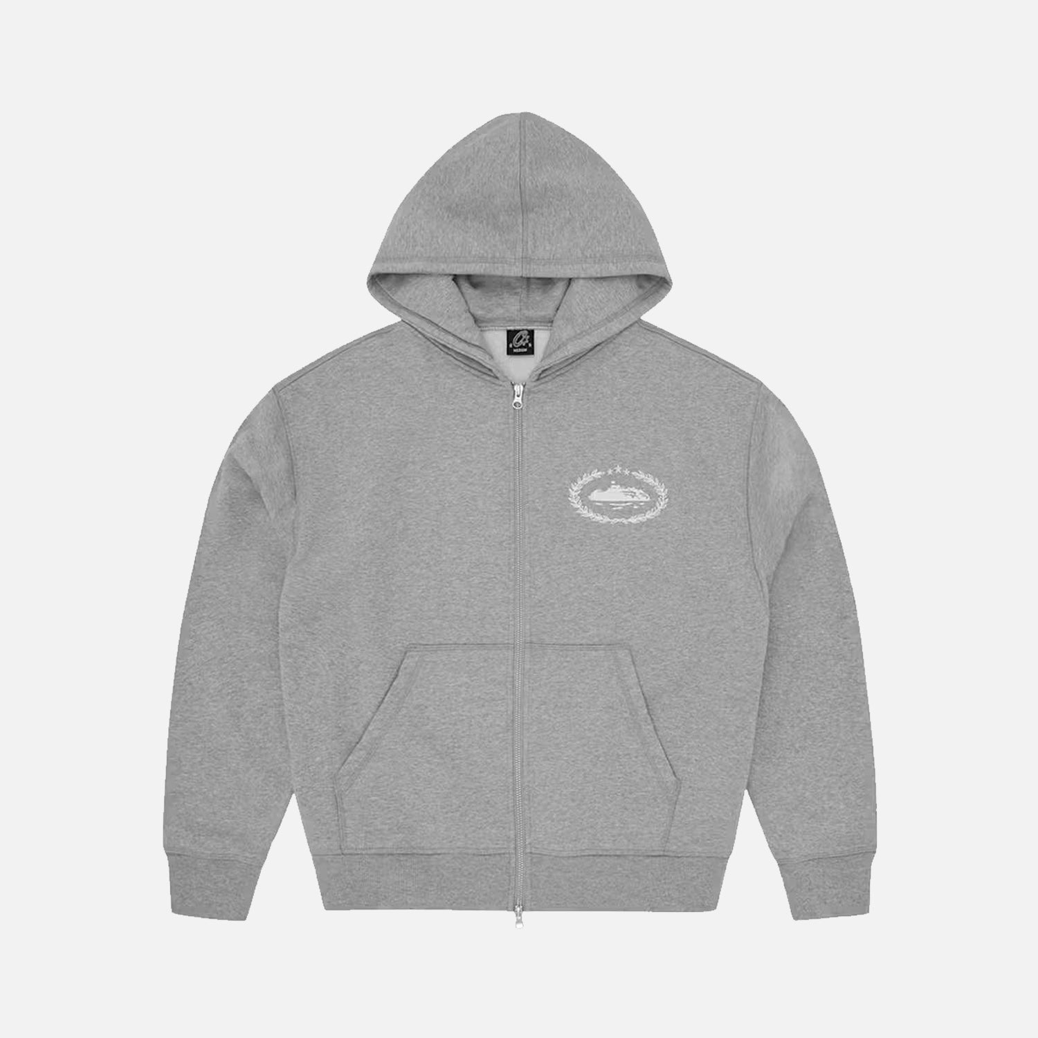 Corteiz Style Fleece 1/4 Zip 173 Bone detail 4