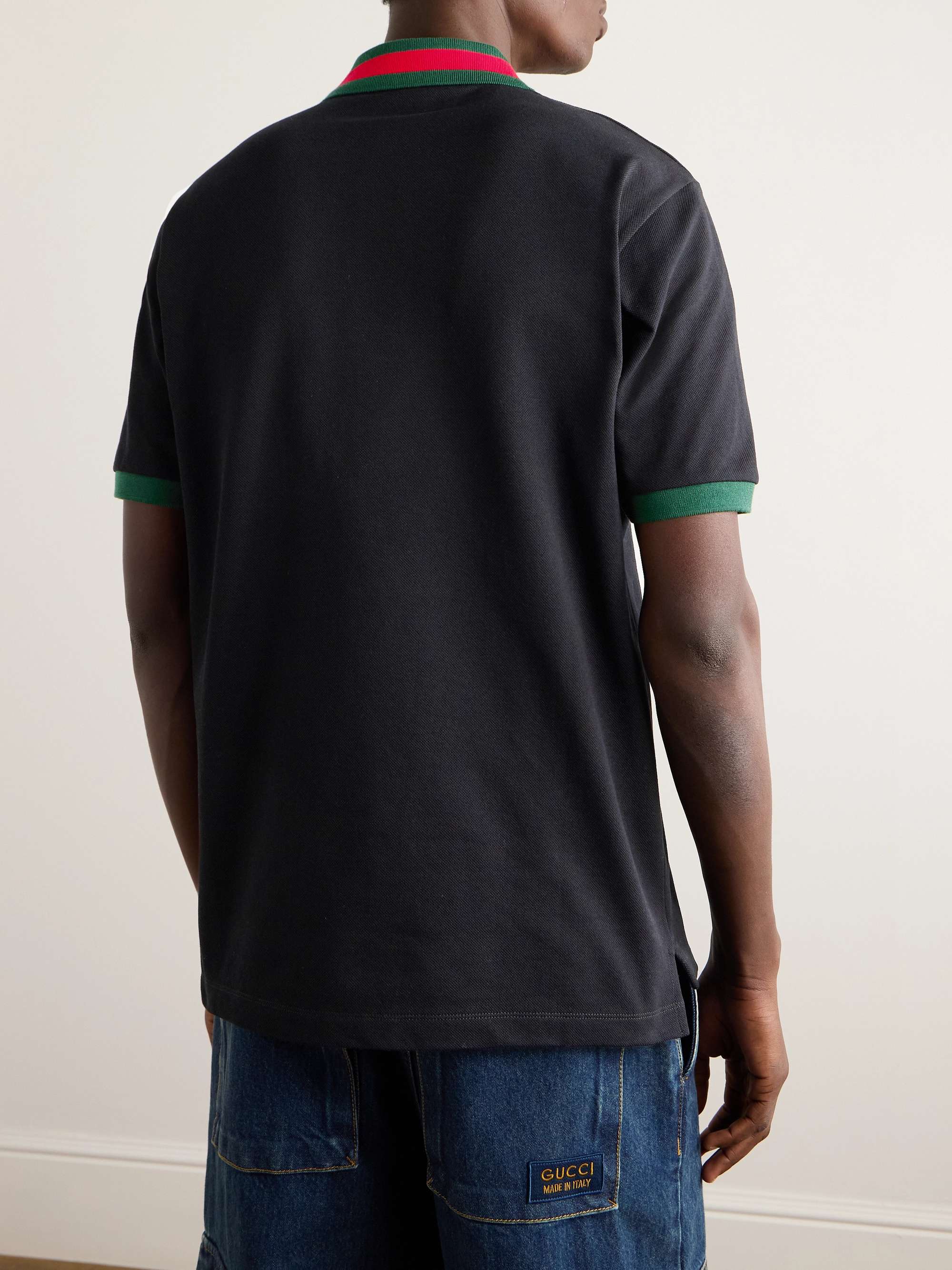 Gucci Style Rugby Polo 175 Forest detail 4